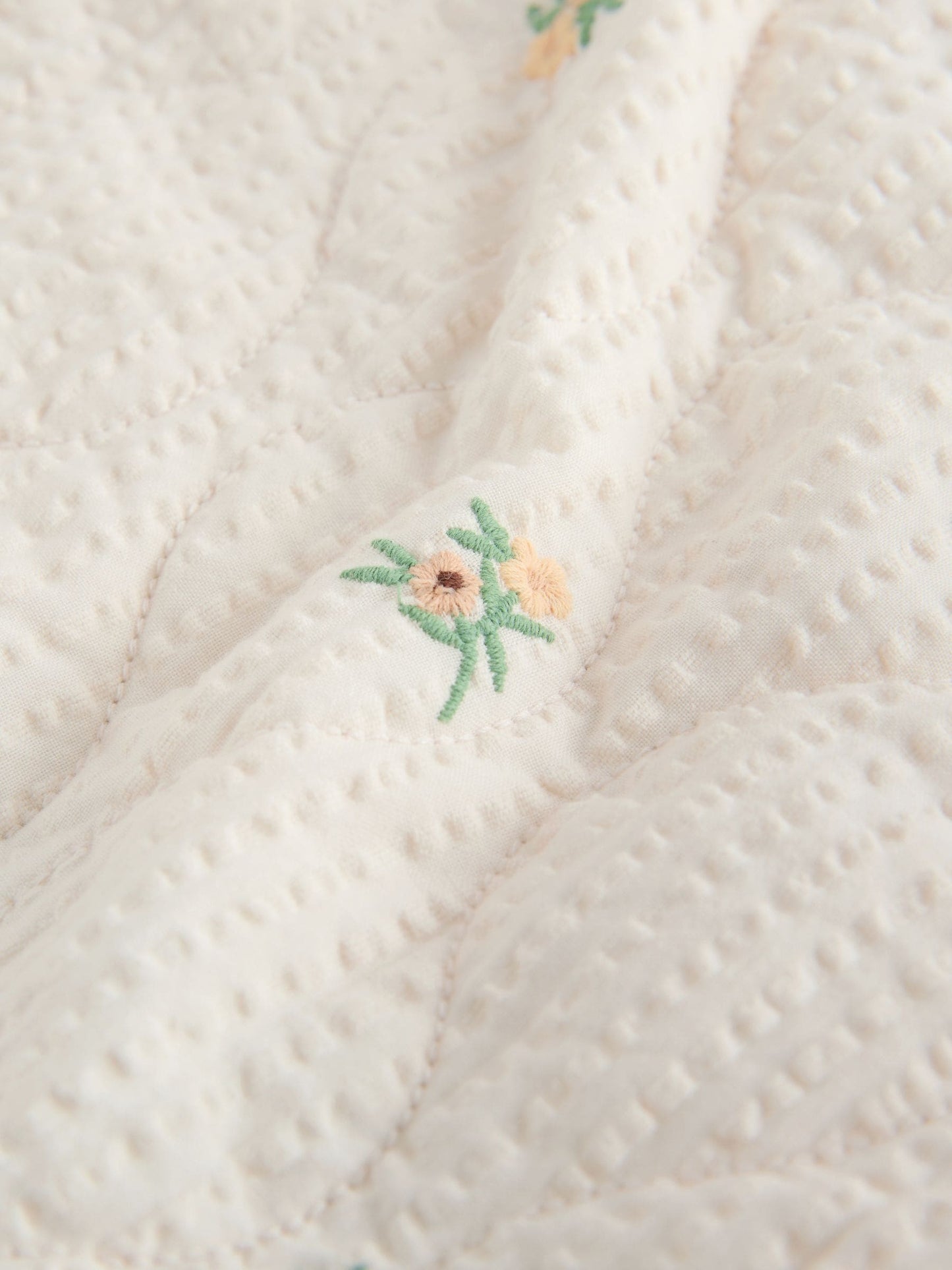 Dsiney Kidz - Cream Embroidered Quilted Jacket (3mths-7yrs) image 8