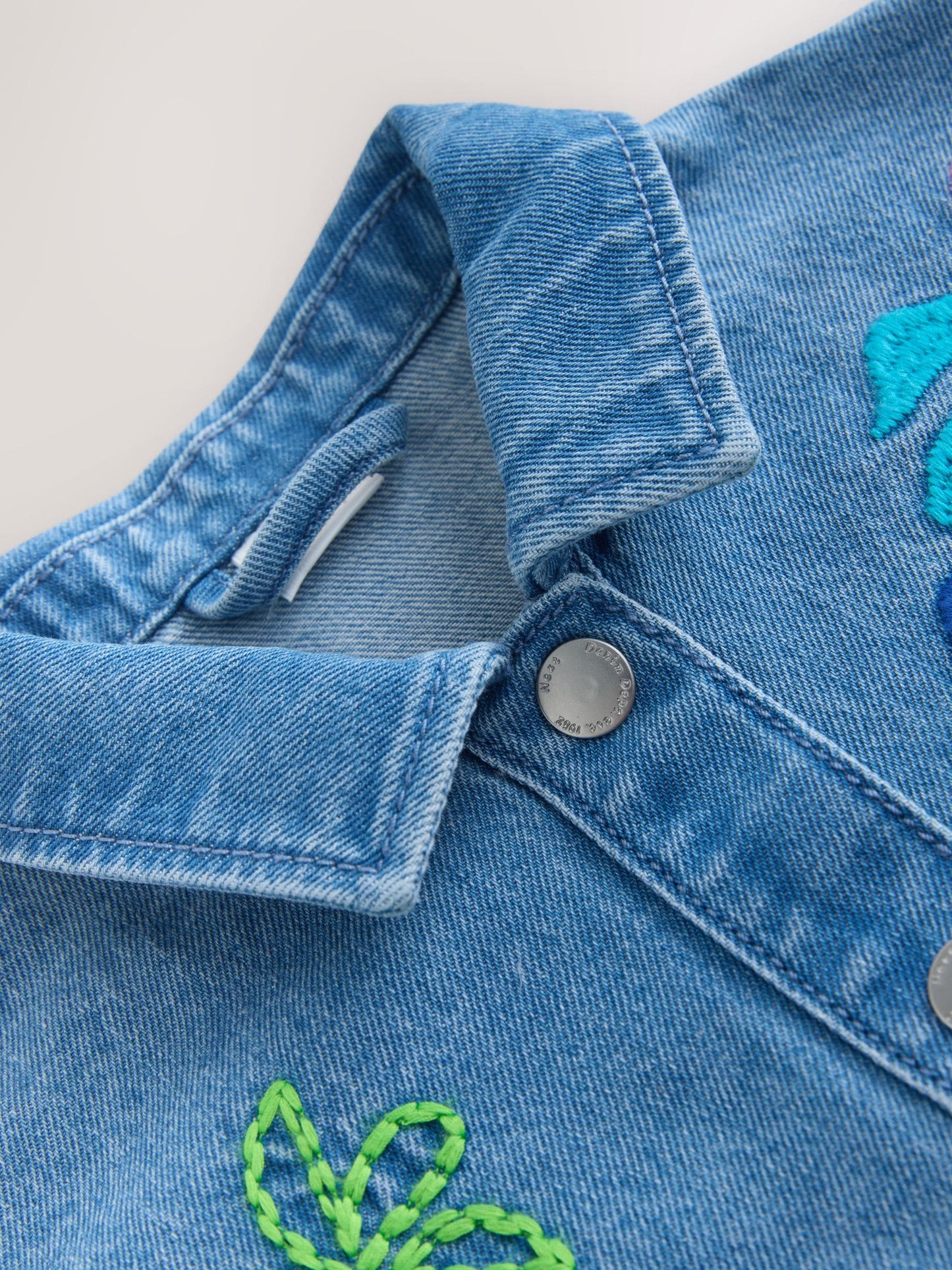 Dsiney Kidz - Tropical Embroidery Denim Jacket (3mths-7yrs) image 7