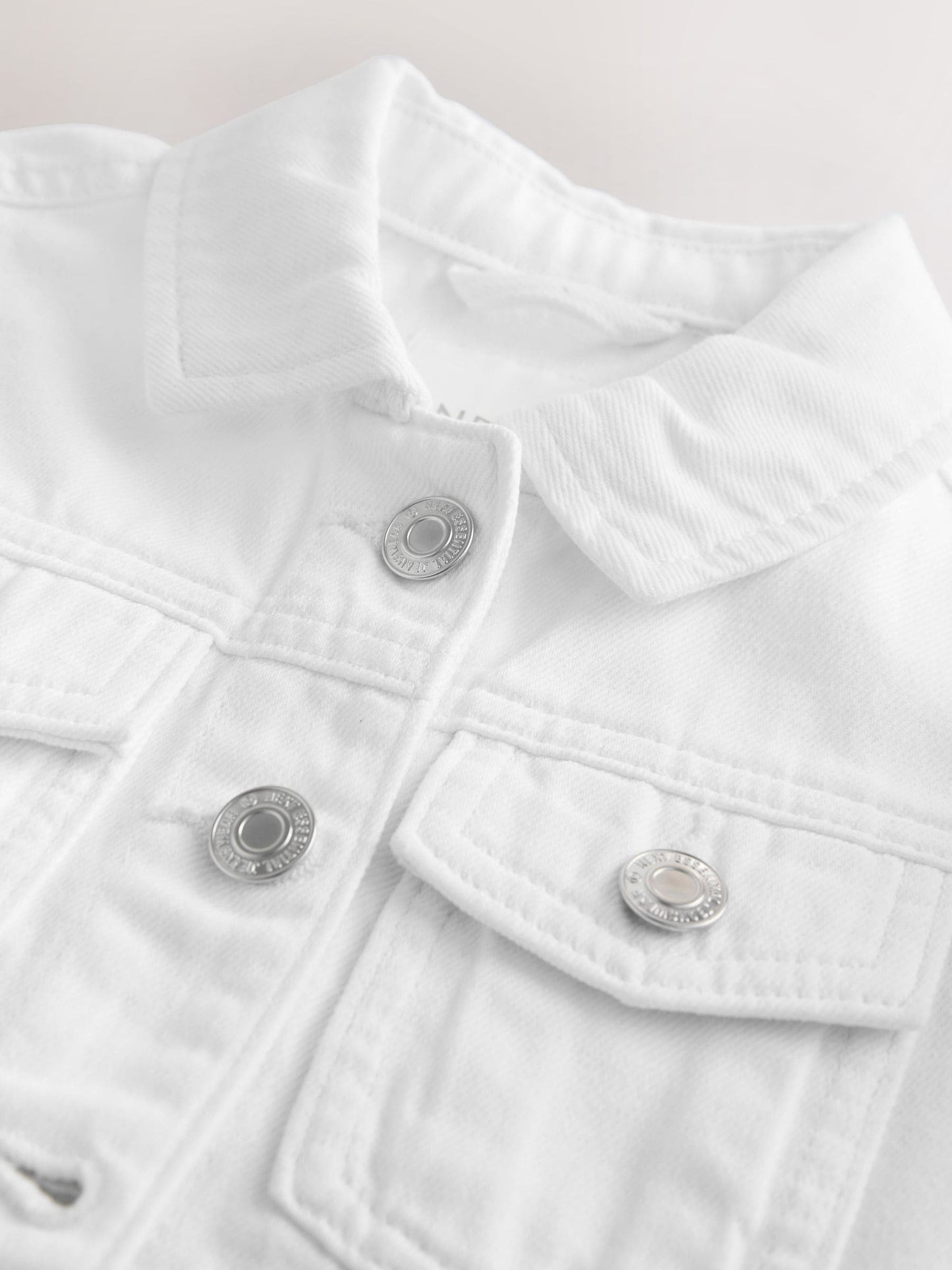 Dsiney Kidz - White Frill Shoulder Denim Jacket (3-16yrs) image 8