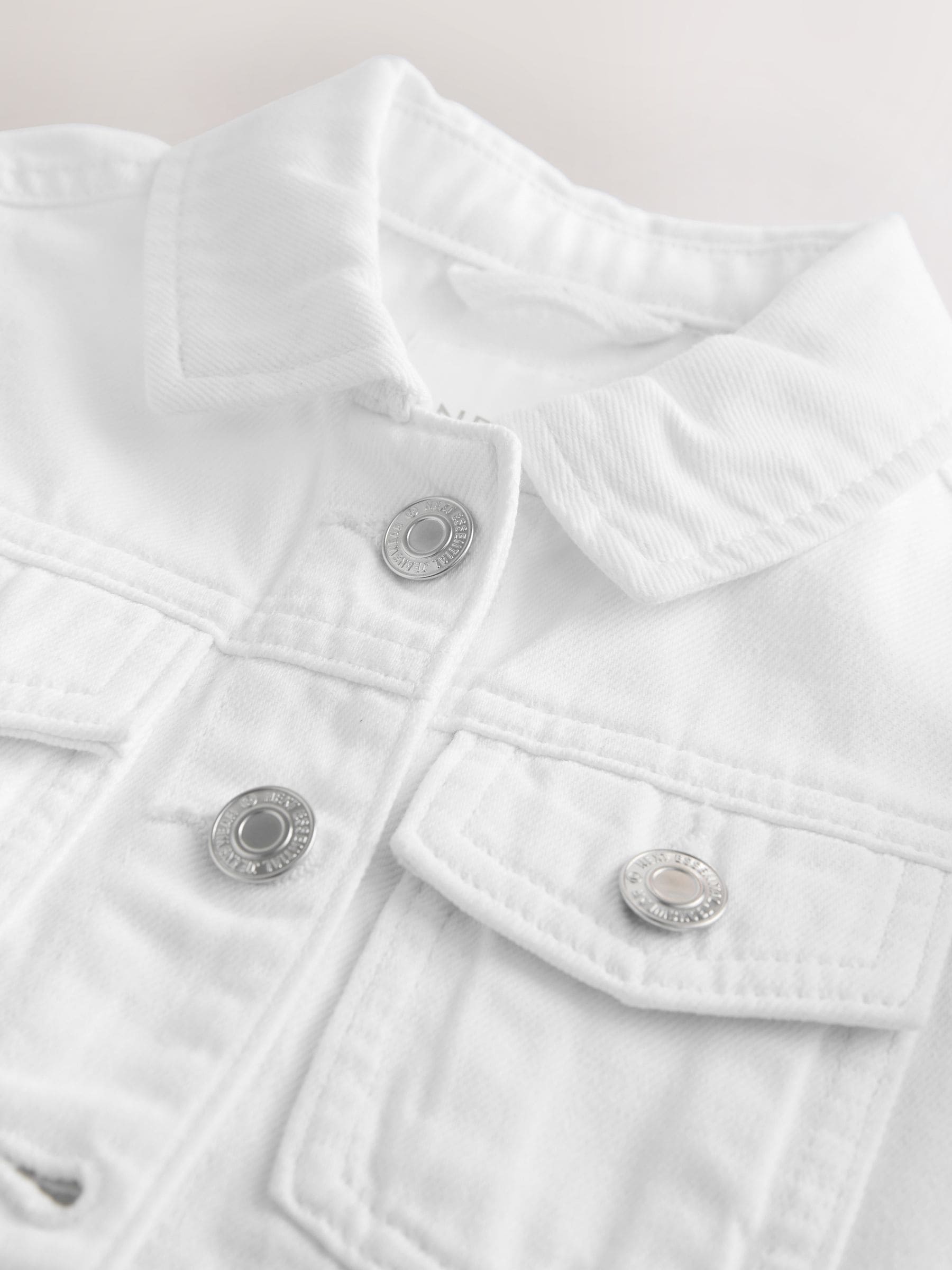 Dsiney Kidz - White Frill Shoulder Denim Jacket (3-16yrs) image 8