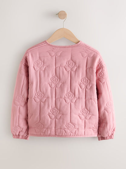 Dsiney Kidz - Pink Rose Quilted Jacket (3-16yrs) image 7
