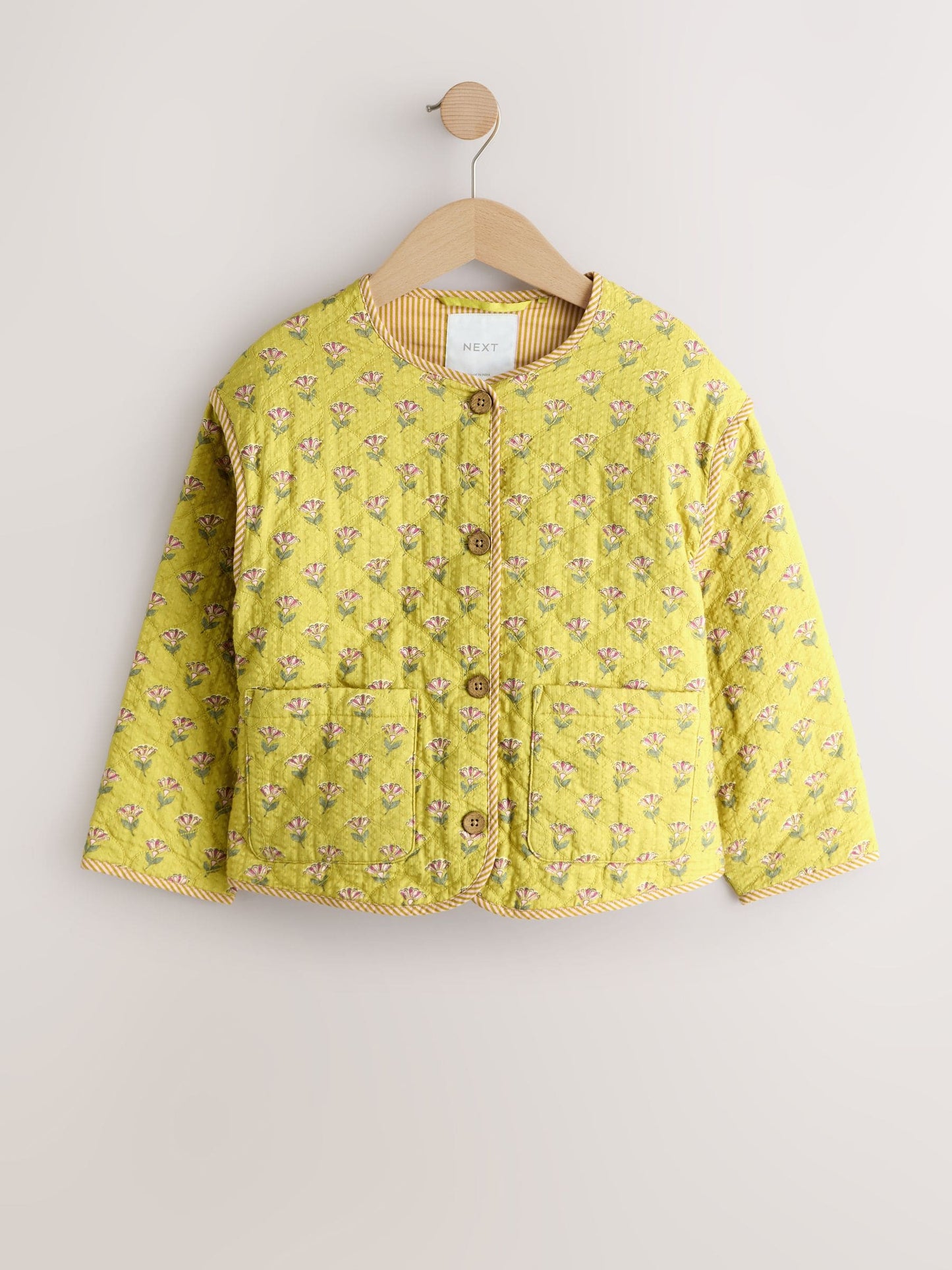Dsiney Kidz - Olive Green Print Cotton Quilted Jacket (3-16yrs) image 5