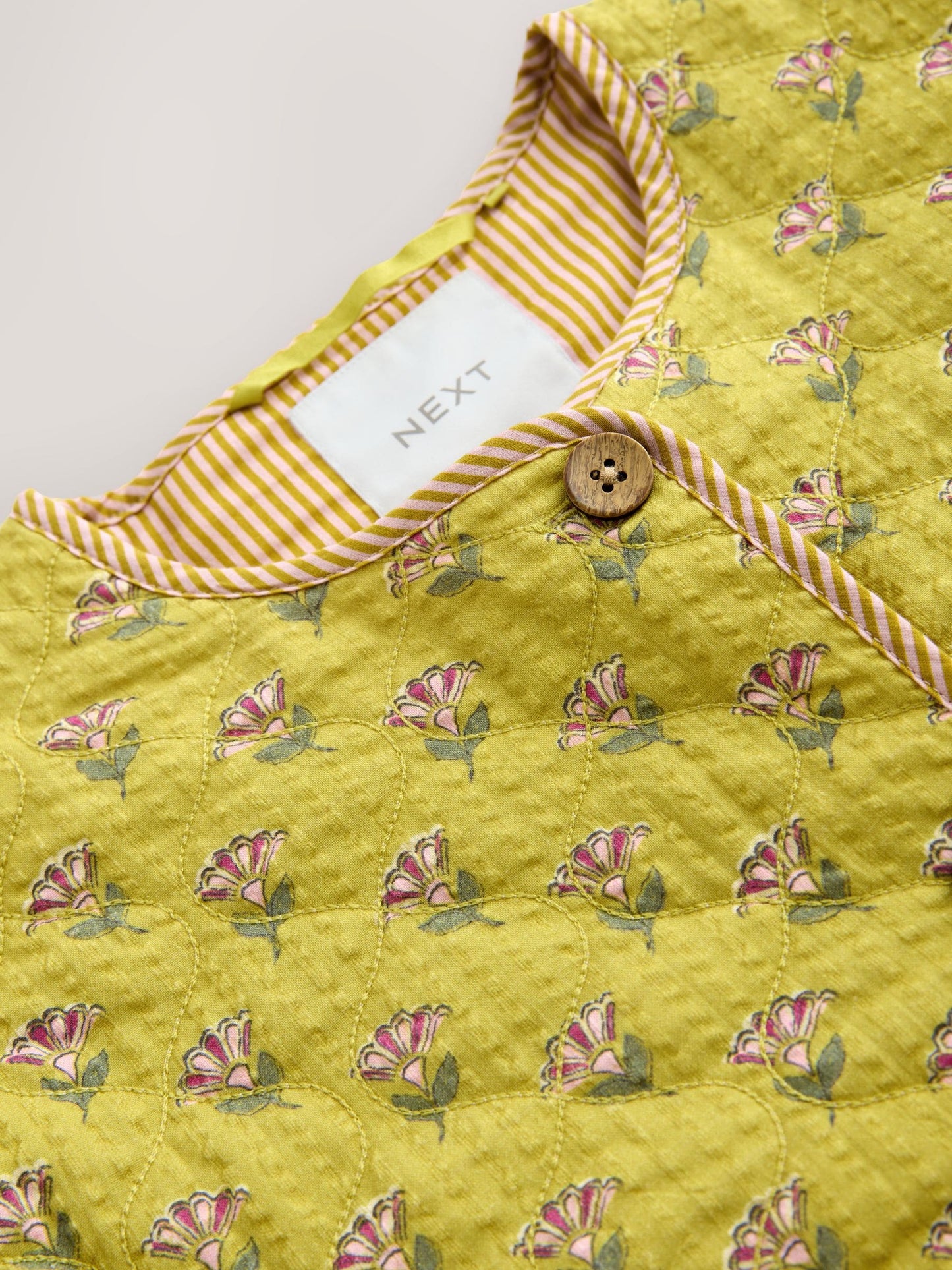 Dsiney Kidz - Olive Green Print Cotton Quilted Jacket (3-16yrs) image 8