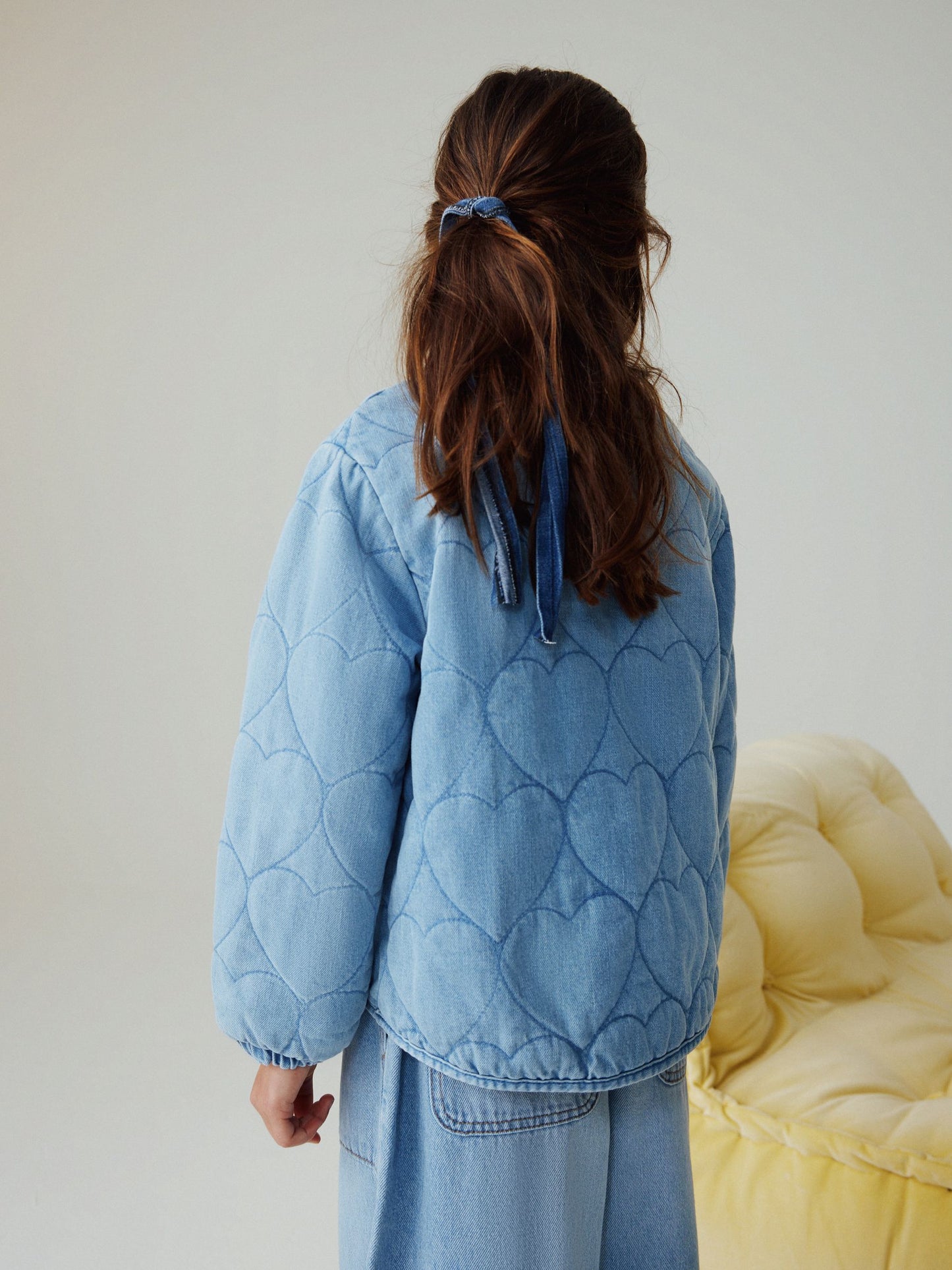 Dsiney Kidz - Denim Heart Quilted Jacket (3-16yrs) image 3