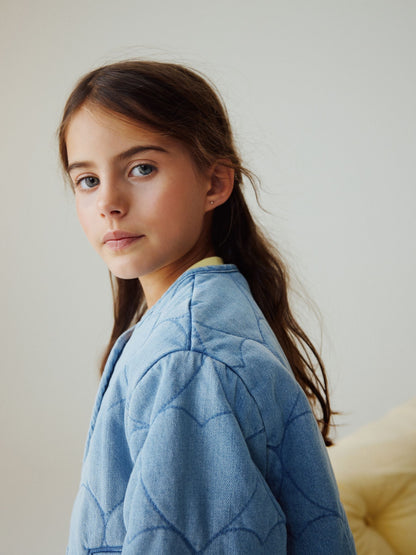 Dsiney Kidz - Denim Heart Quilted Jacket (3-16yrs) image 4