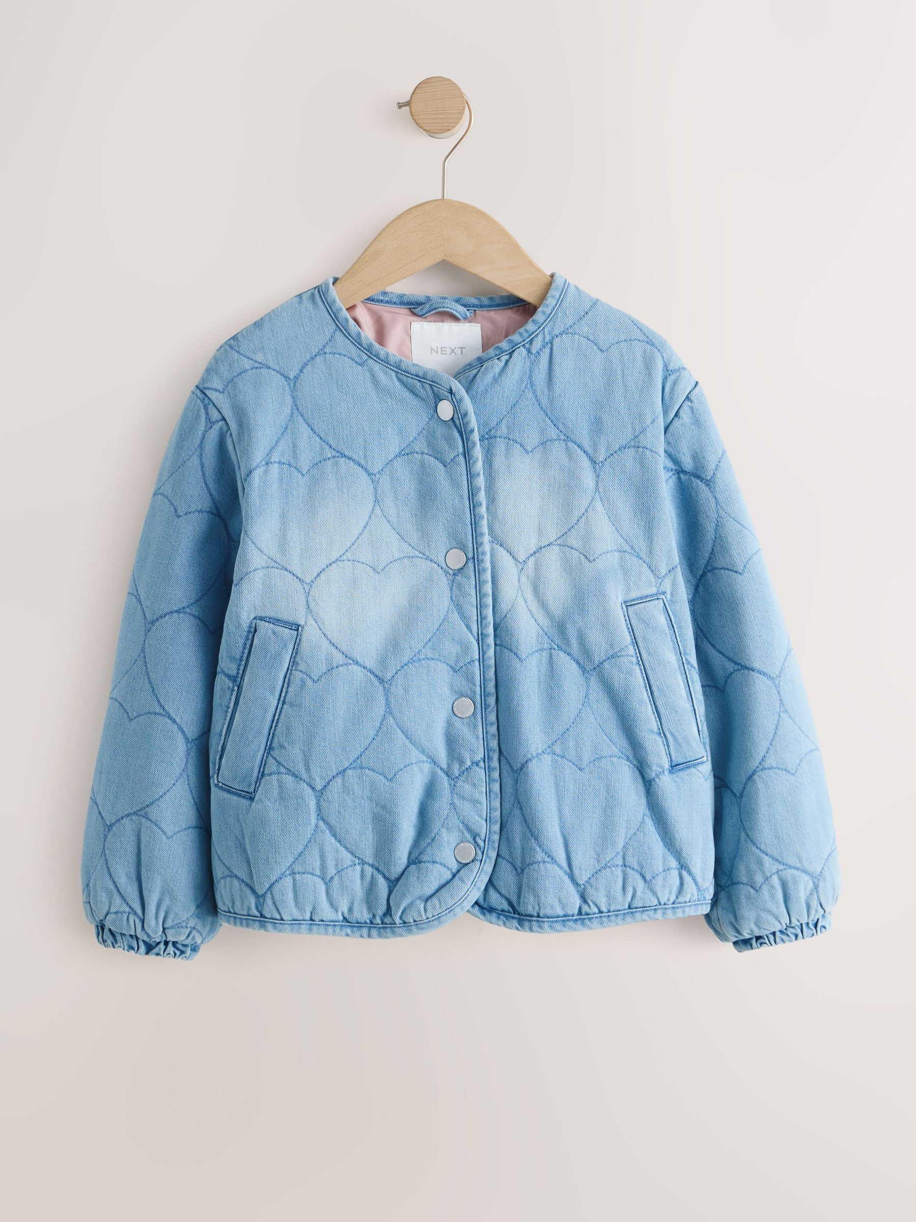 Dsiney Kidz - Denim Heart Quilted Jacket (3-16yrs) image 5