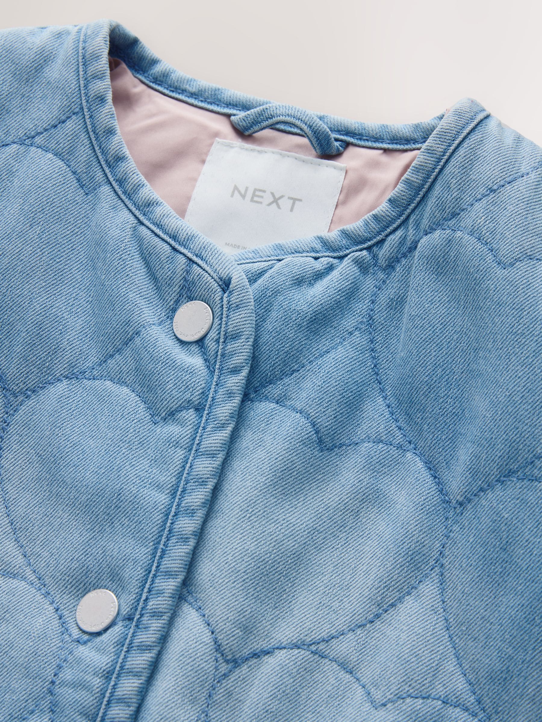 Dsiney Kidz - Denim Heart Quilted Jacket (3-16yrs) image 8