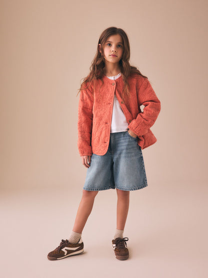 Dsiney Kidz - Rust Orange Quilted Jacket (3-16yrs) image 2