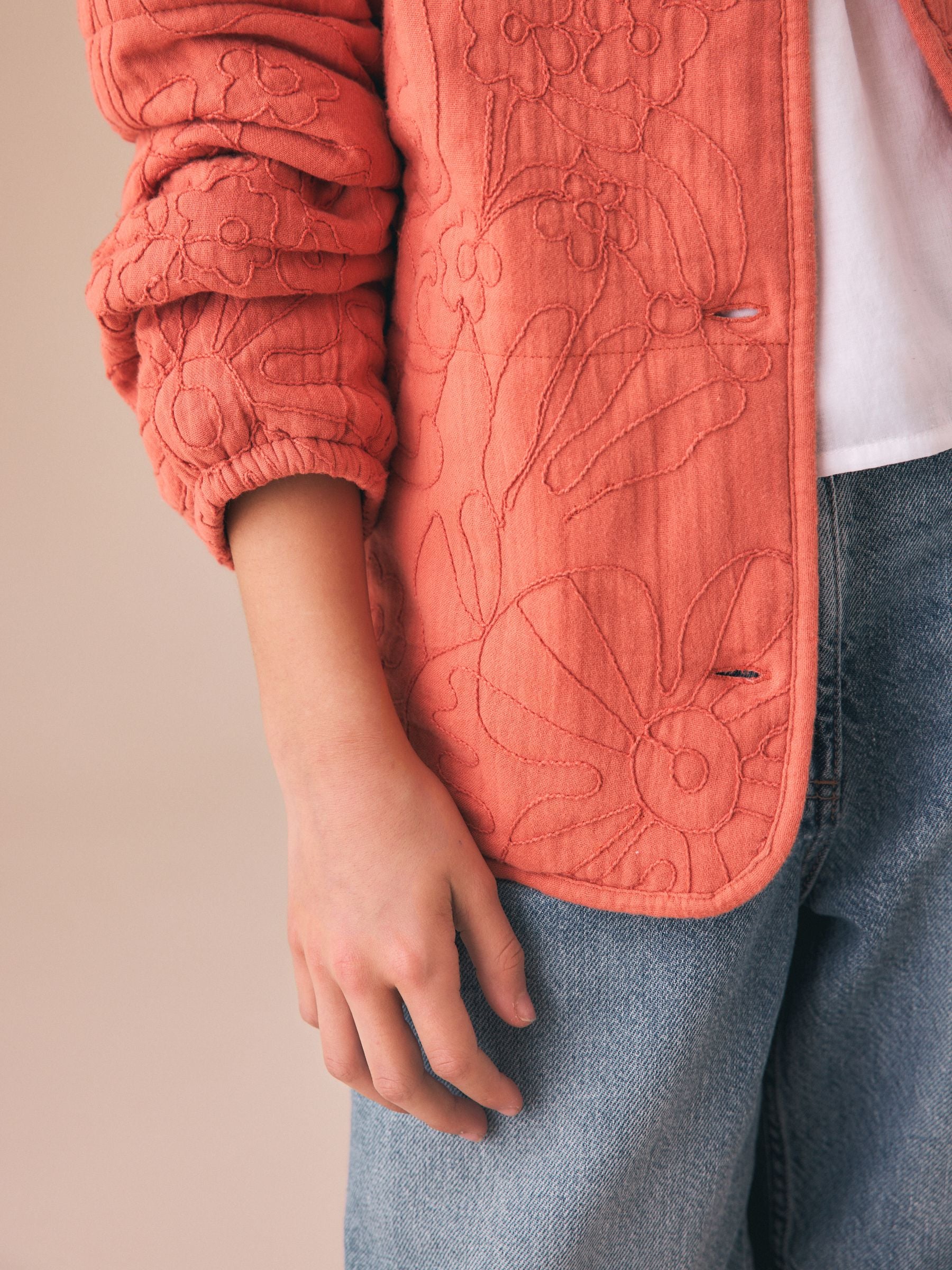 Dsiney Kidz - Rust Orange Quilted Jacket (3-16yrs) image 4