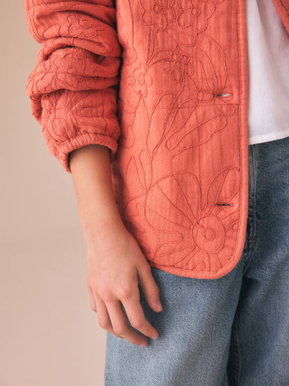 Dsiney Kidz - Rust Orange Quilted Jacket (3-16yrs) image 4