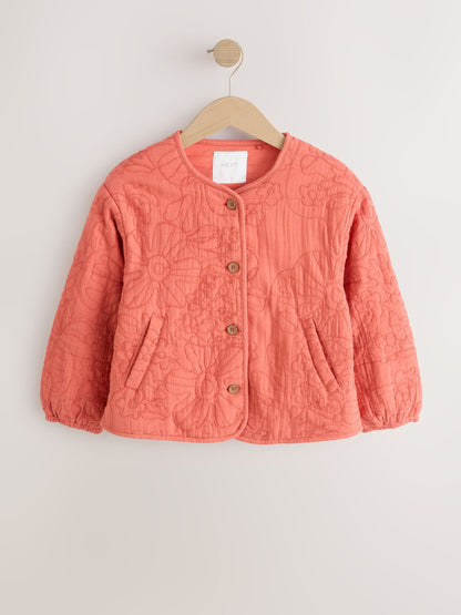 Dsiney Kidz - Rust Orange Quilted Jacket (3-16yrs) image 5