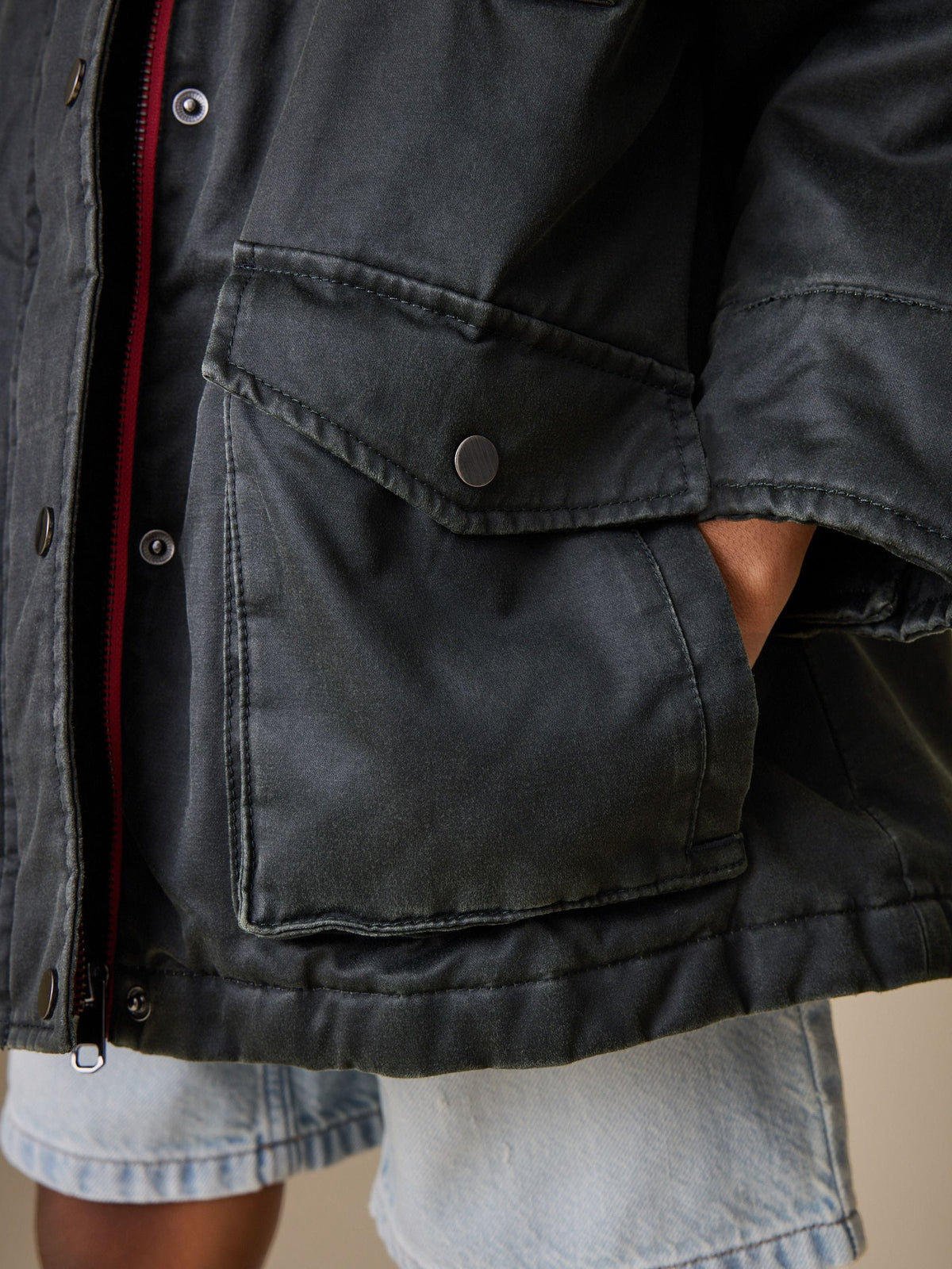 Dsiney Kidz - Black Waxed Look Jacket (5-14yrs) image 5