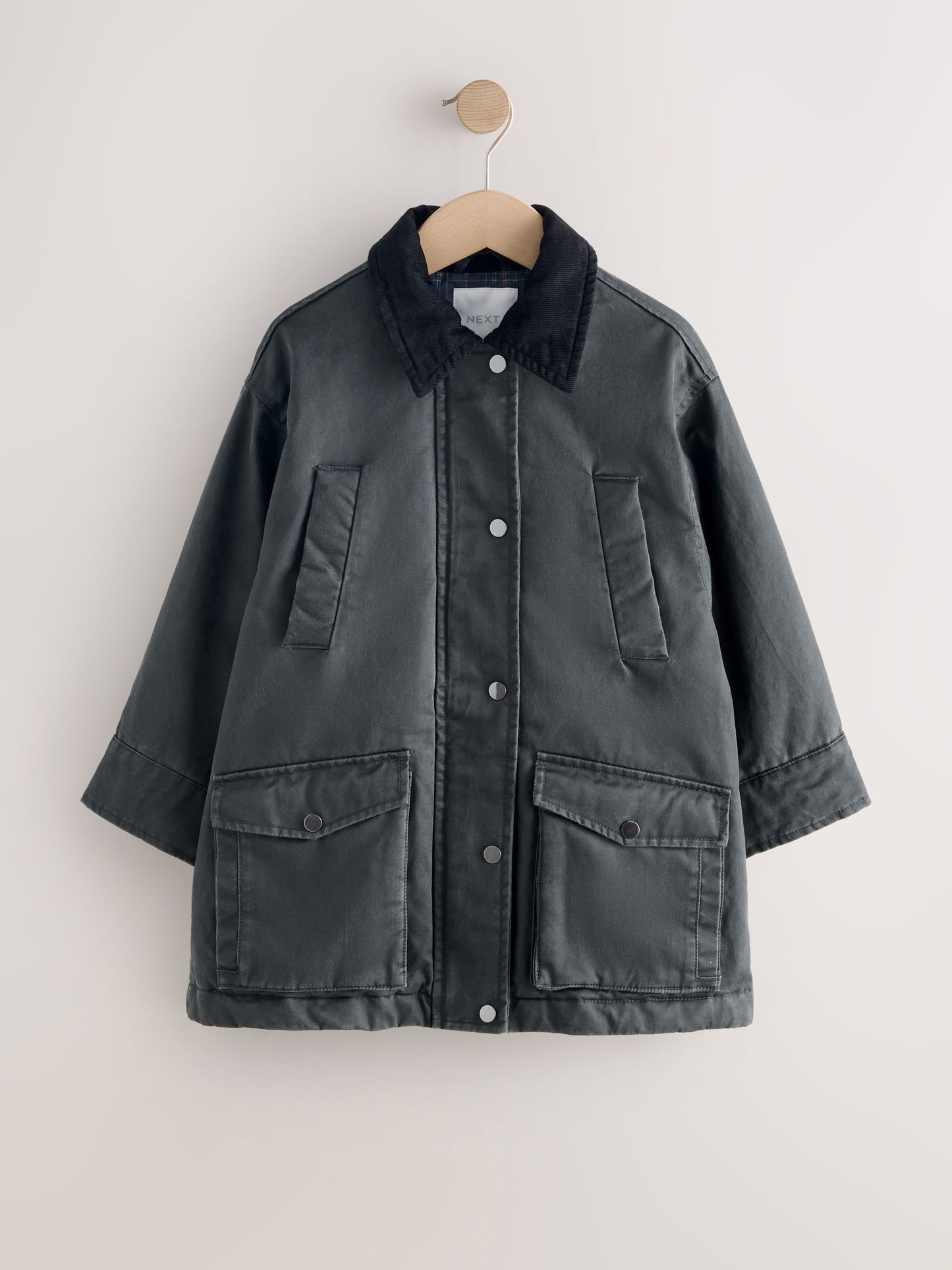 Dsiney Kidz - Black Waxed Look Jacket (5-14yrs) image 6