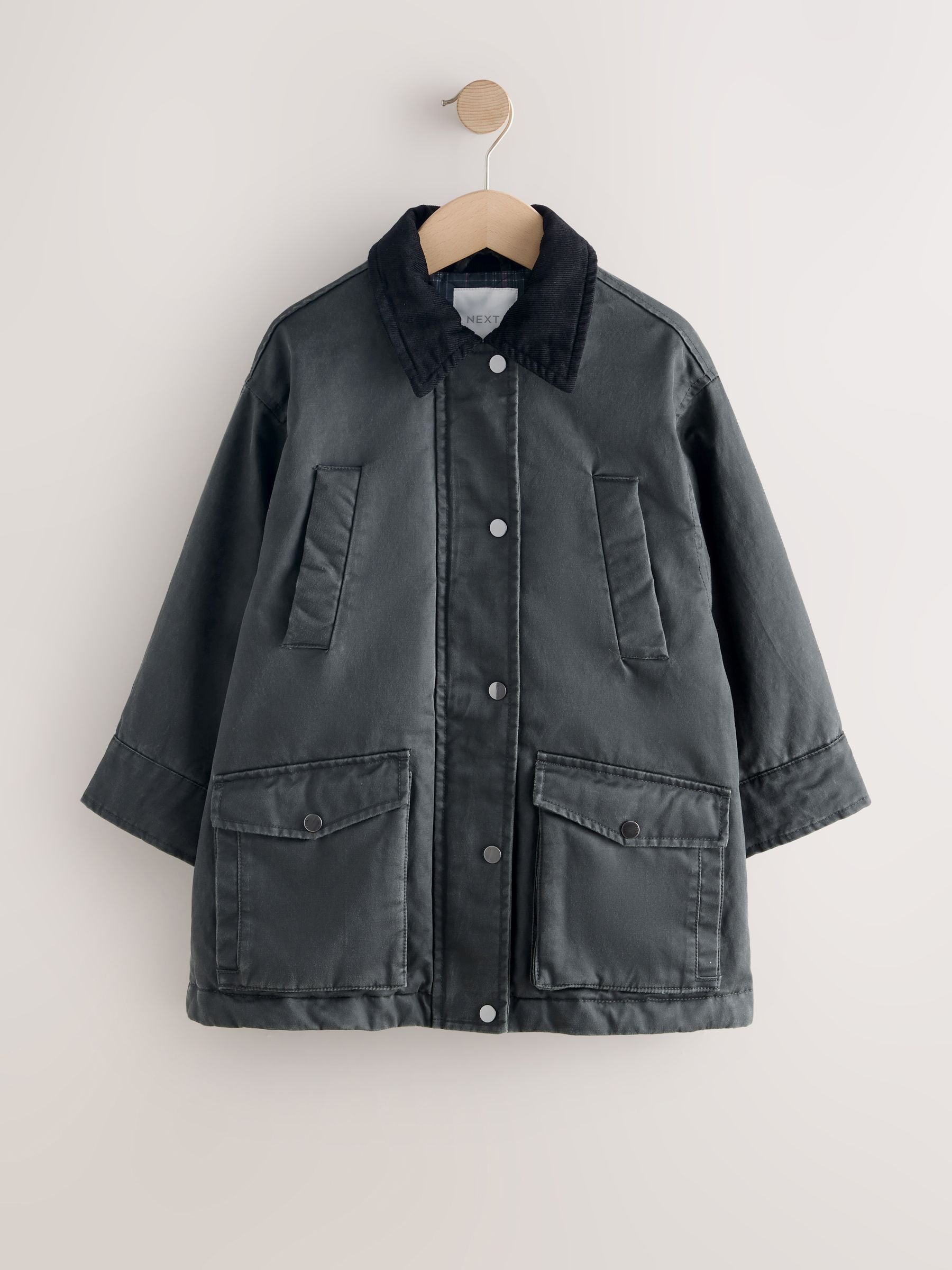 Dsiney Kidz - Black Waxed Look Jacket (5-14yrs) image 6
