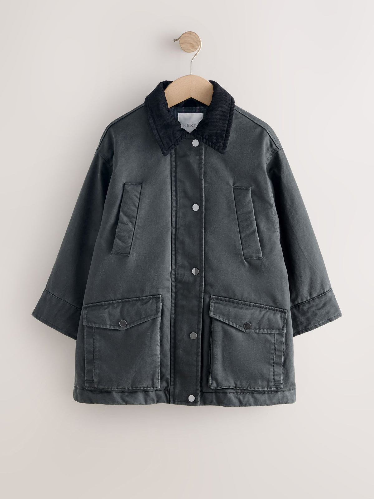 Dsiney Kidz - Black Waxed Look Jacket (5-14yrs) image 6