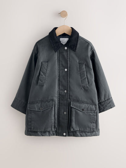 Dsiney Kidz - Black Waxed Look Jacket (5-14yrs) image 6