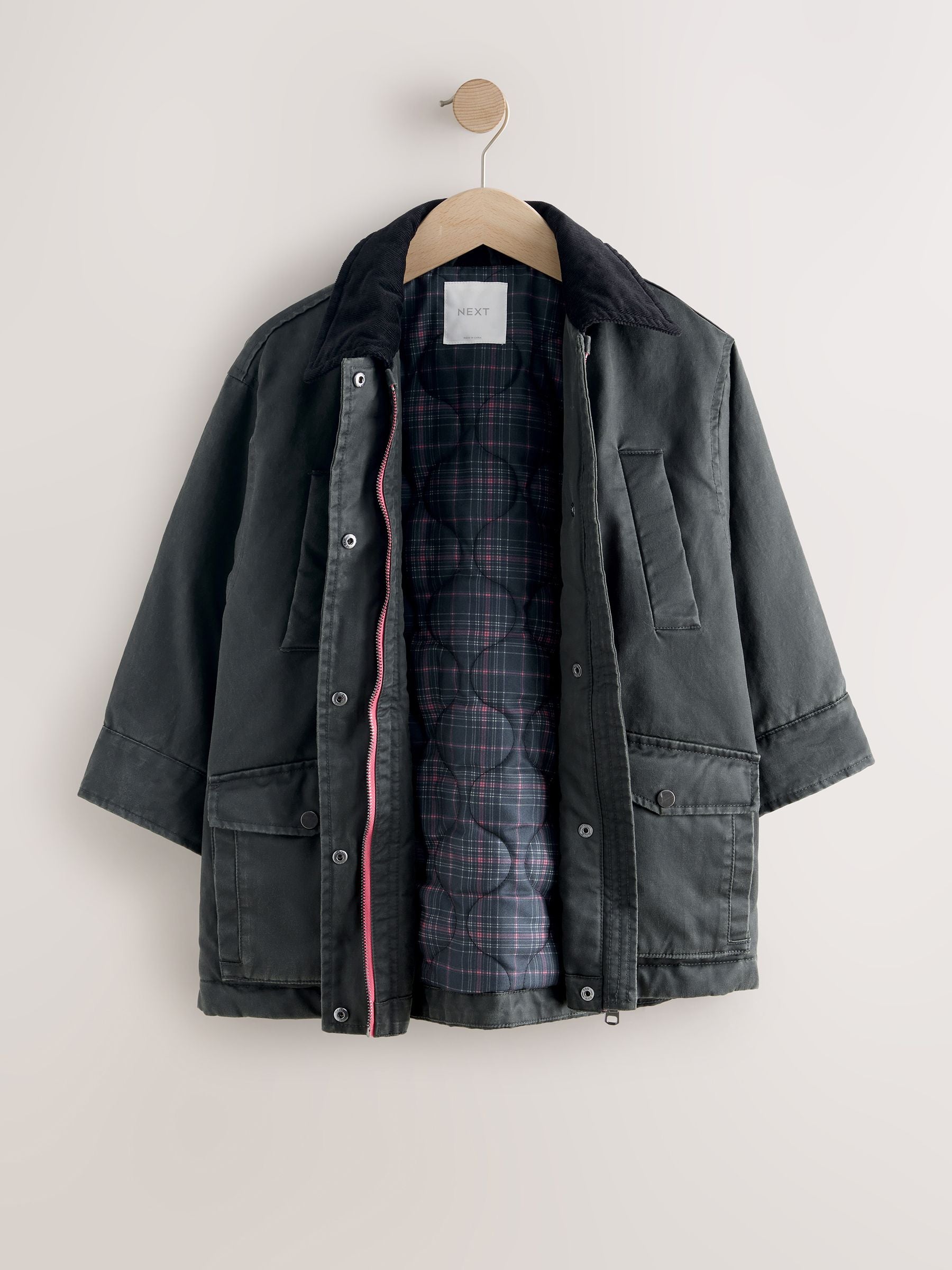 Dsiney Kidz - Black Waxed Look Jacket (5-14yrs) image 7