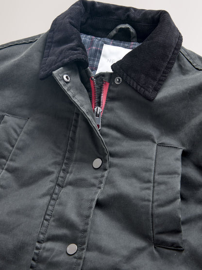 Dsiney Kidz - Black Waxed Look Jacket (5-14yrs) image 9