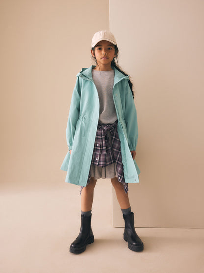Dsiney Kidz - Aqua Blue Waterproof Skirted Jacket (3-16yrs) image 1