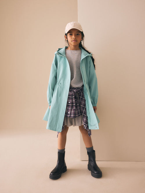 Dsiney Kidz - Aqua Blue Waterproof Skirted Jacket (3-16yrs) image 1