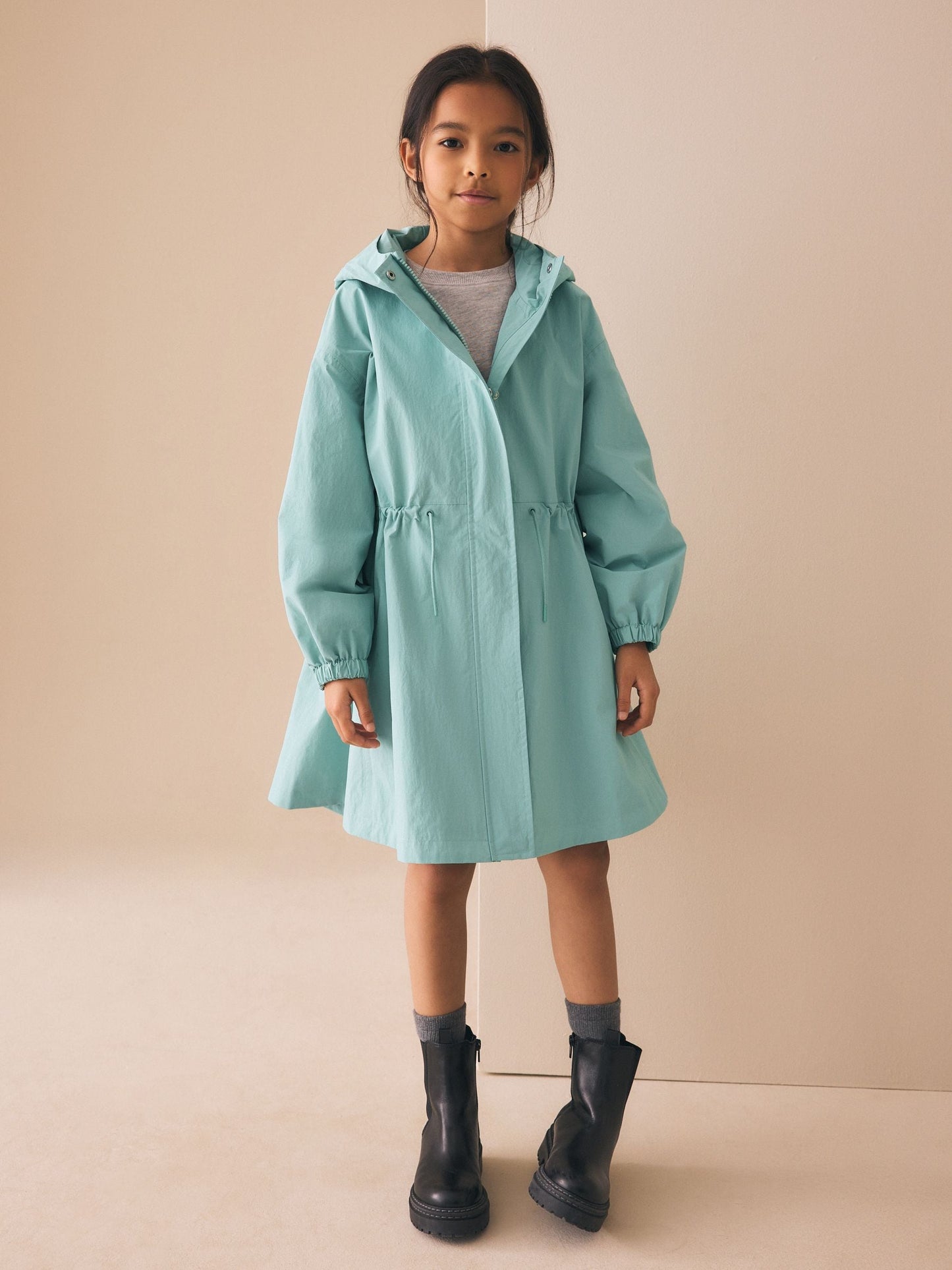 Dsiney Kidz - Aqua Blue Waterproof Skirted Jacket (3-16yrs) image 2