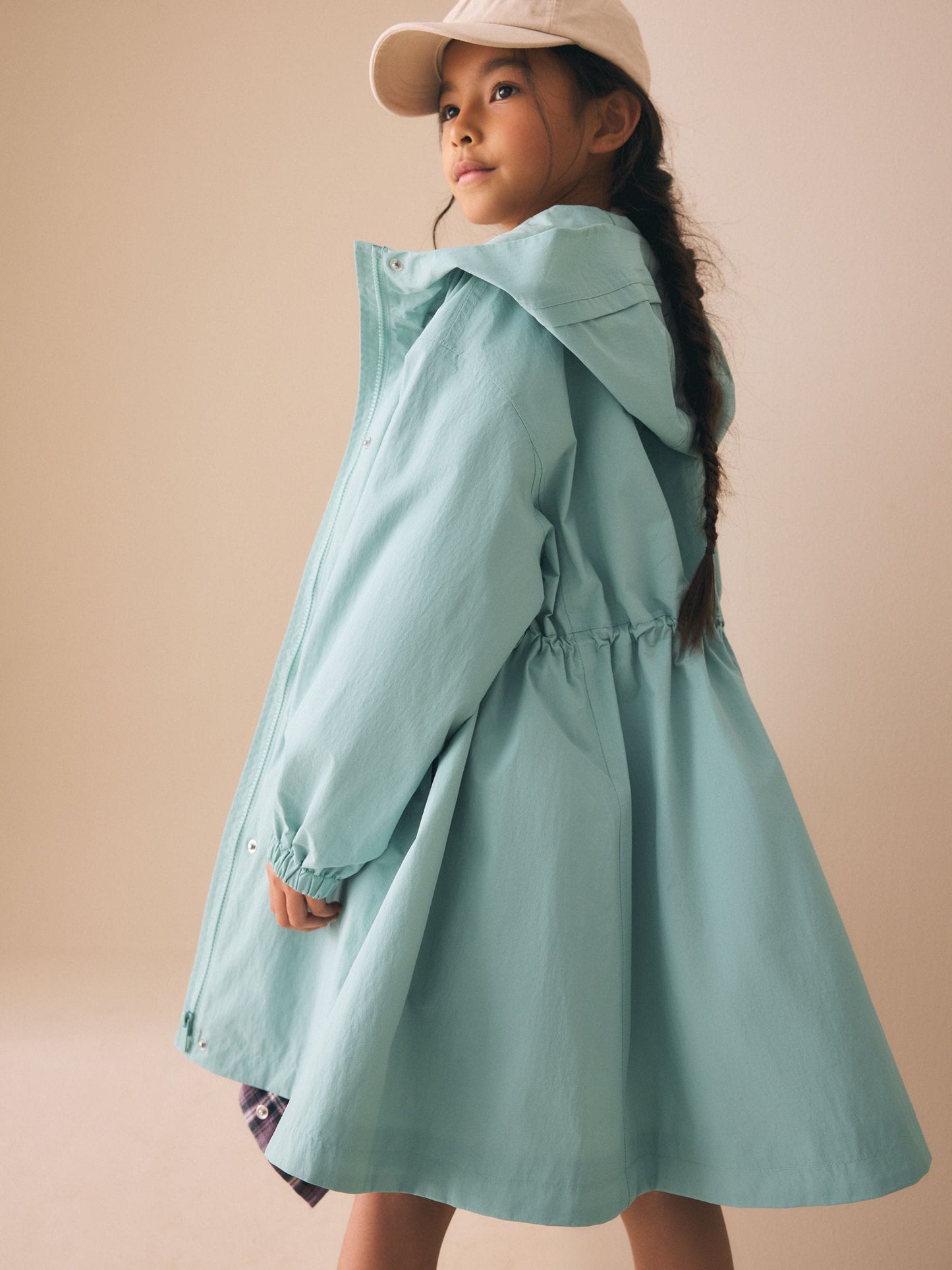 Dsiney Kidz - Aqua Blue Waterproof Skirted Jacket (3-16yrs) image 3