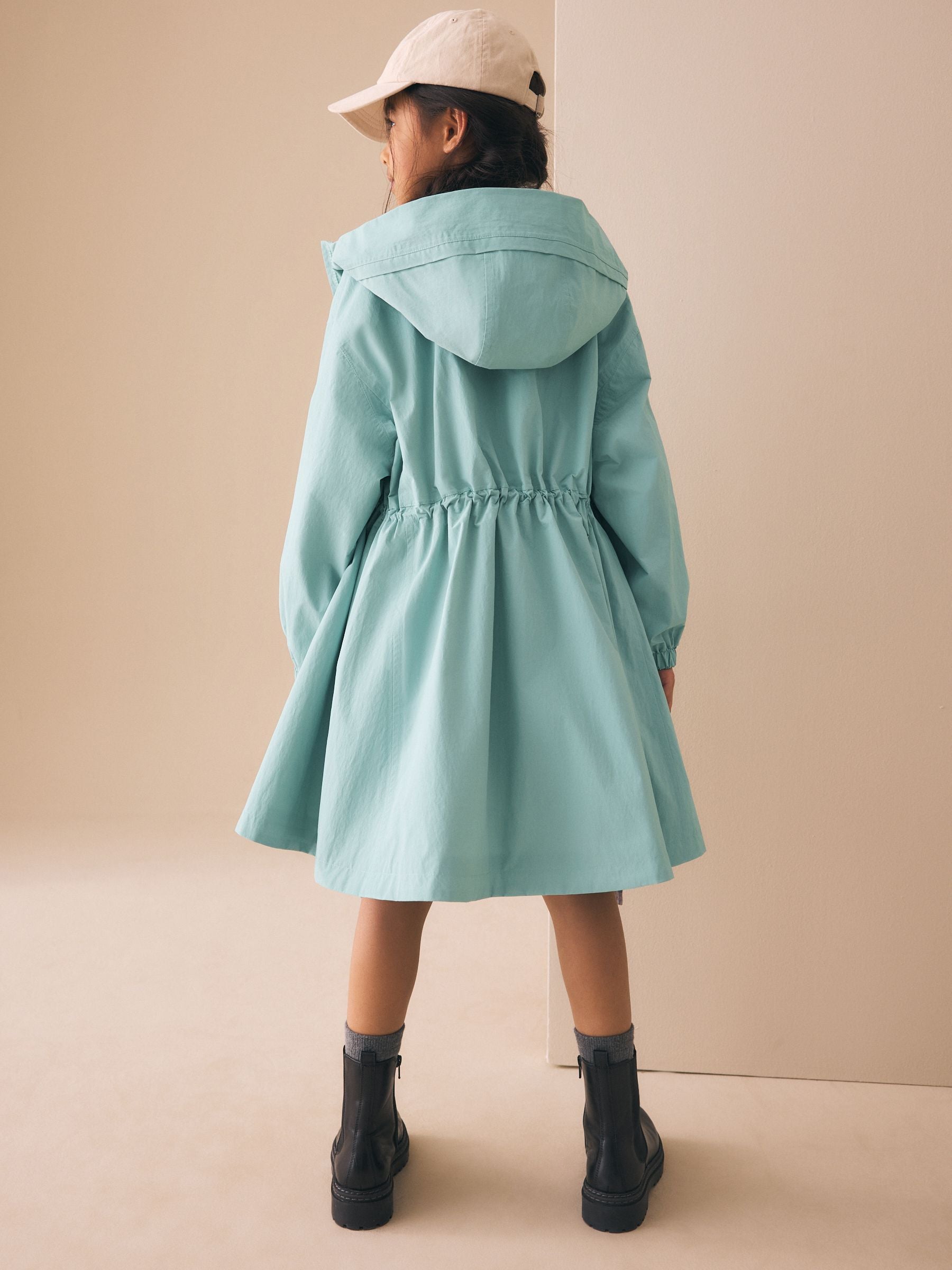 Dsiney Kidz - Aqua Blue Waterproof Skirted Jacket (3-16yrs) image 4