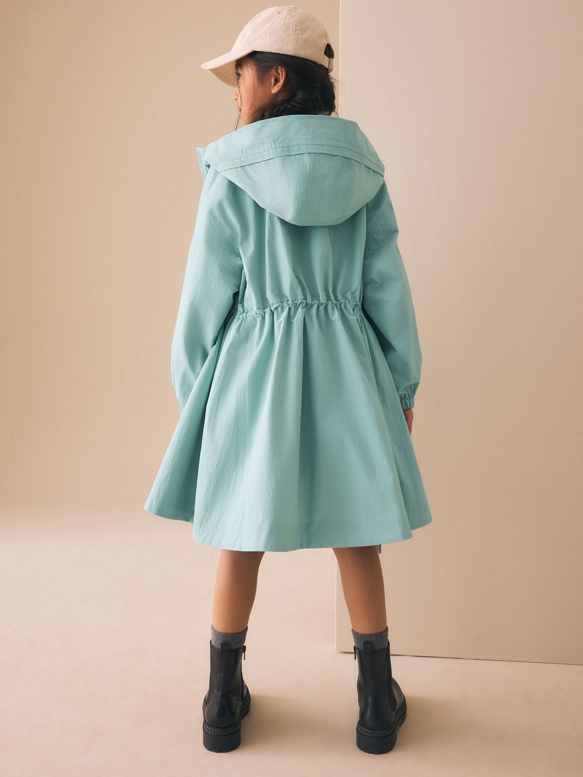 Dsiney Kidz - Aqua Blue Waterproof Skirted Jacket (3-16yrs) image 4