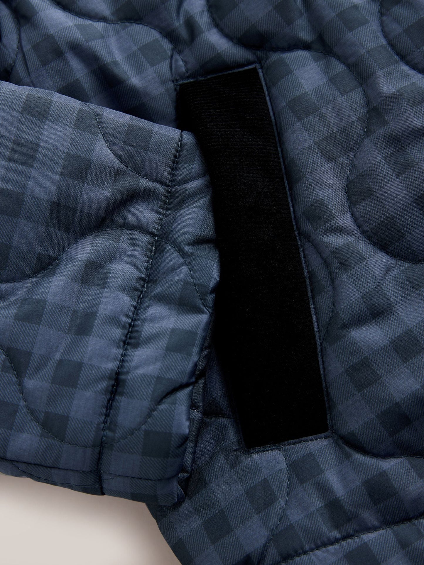 Dsiney Kidz - Navy Check Shower Resistant Quilted Barn Jacket (3-16yrs) image 9