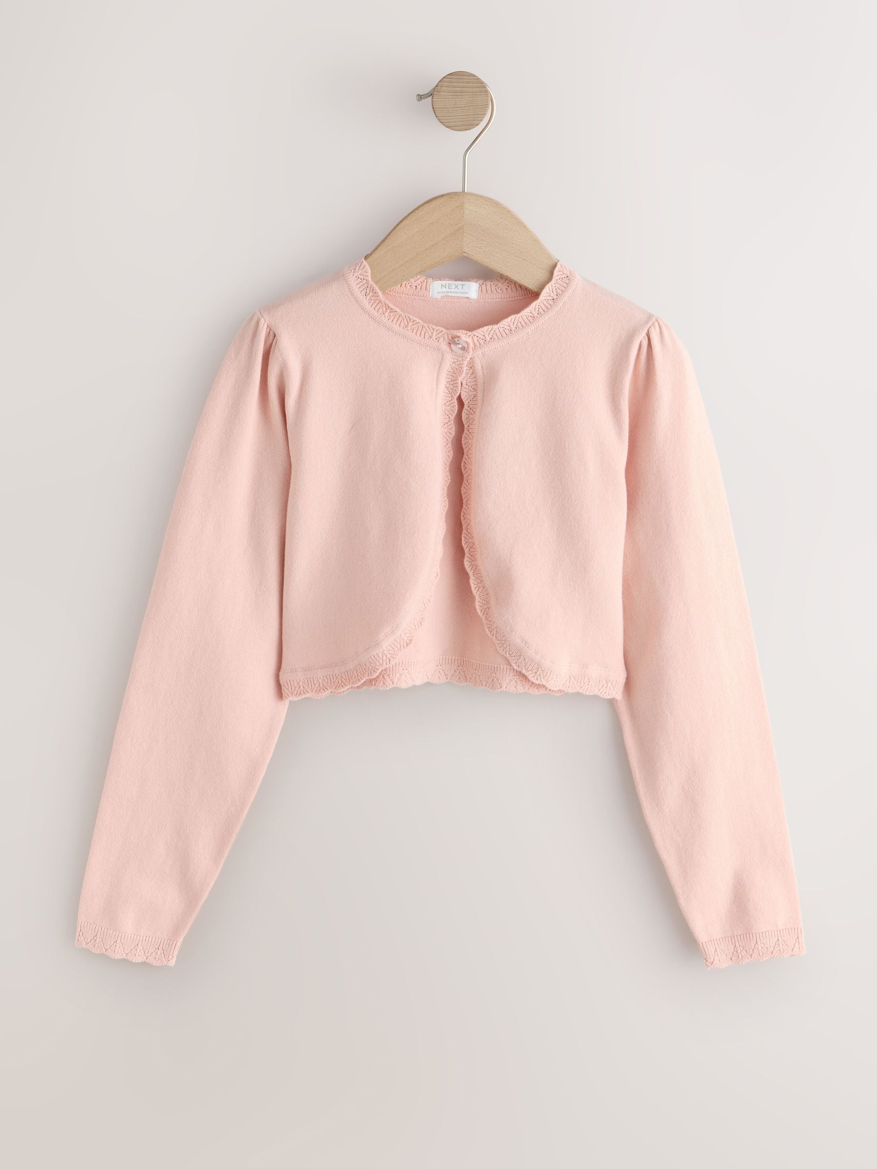 Dsiney Kidz - Pink Occasion Bridesmaid Knitted Cardigan Shrug (3mths-16yrs) image 4