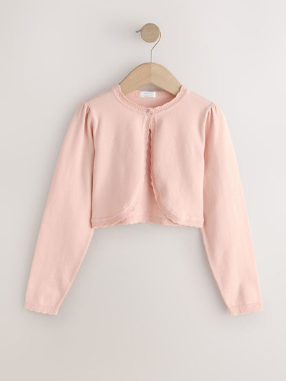 Dsiney Kidz - Pink Occasion Bridesmaid Knitted Cardigan Shrug (3mths-16yrs) image 4