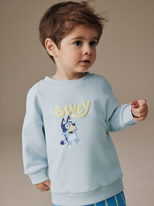 Blue Bluey Sweat Crew and Shorts Set (12mths-8yrs) image 3