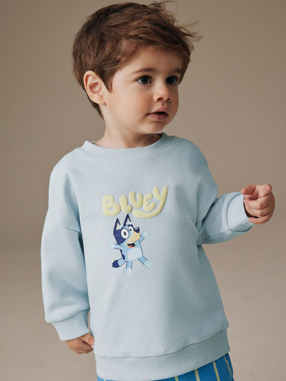 Blue Bluey Sweat Crew and Shorts Set (12mths-8yrs) image 3