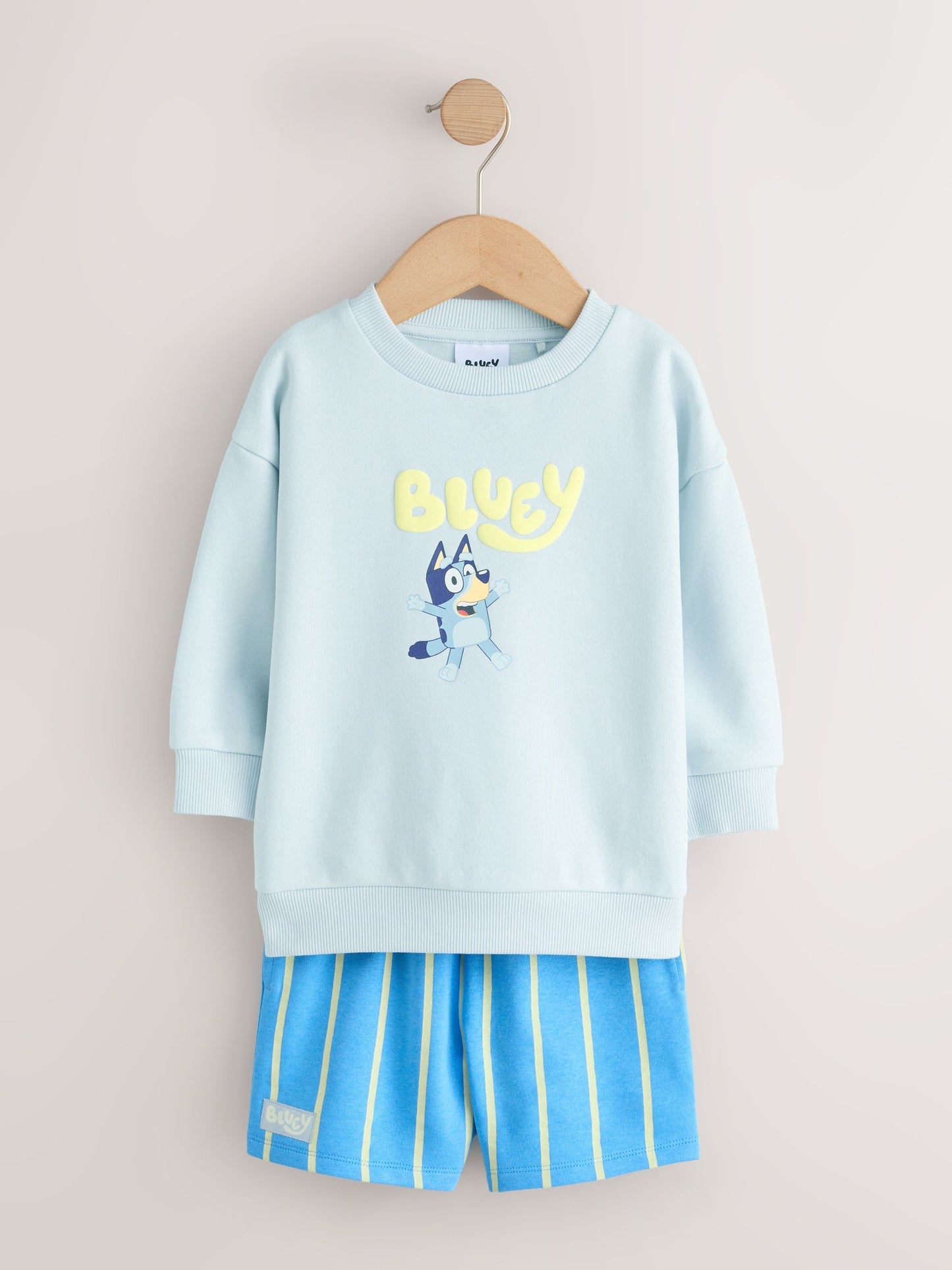 Blue Bluey Sweat Crew and Shorts Set (12mths-8yrs) image 5