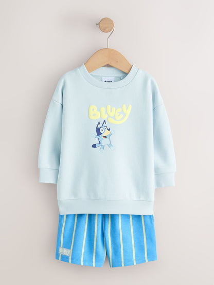 Blue Bluey Sweat Crew and Shorts Set (12mths-8yrs) image 5
