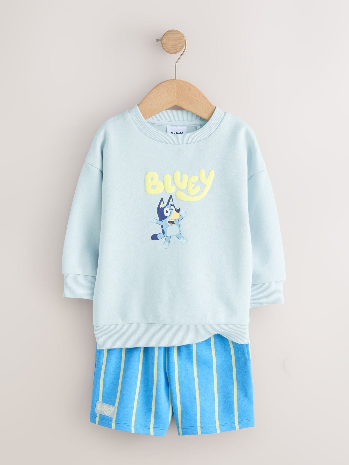Blue Bluey Sweat Crew and Shorts Set (12mths-8yrs) image 6