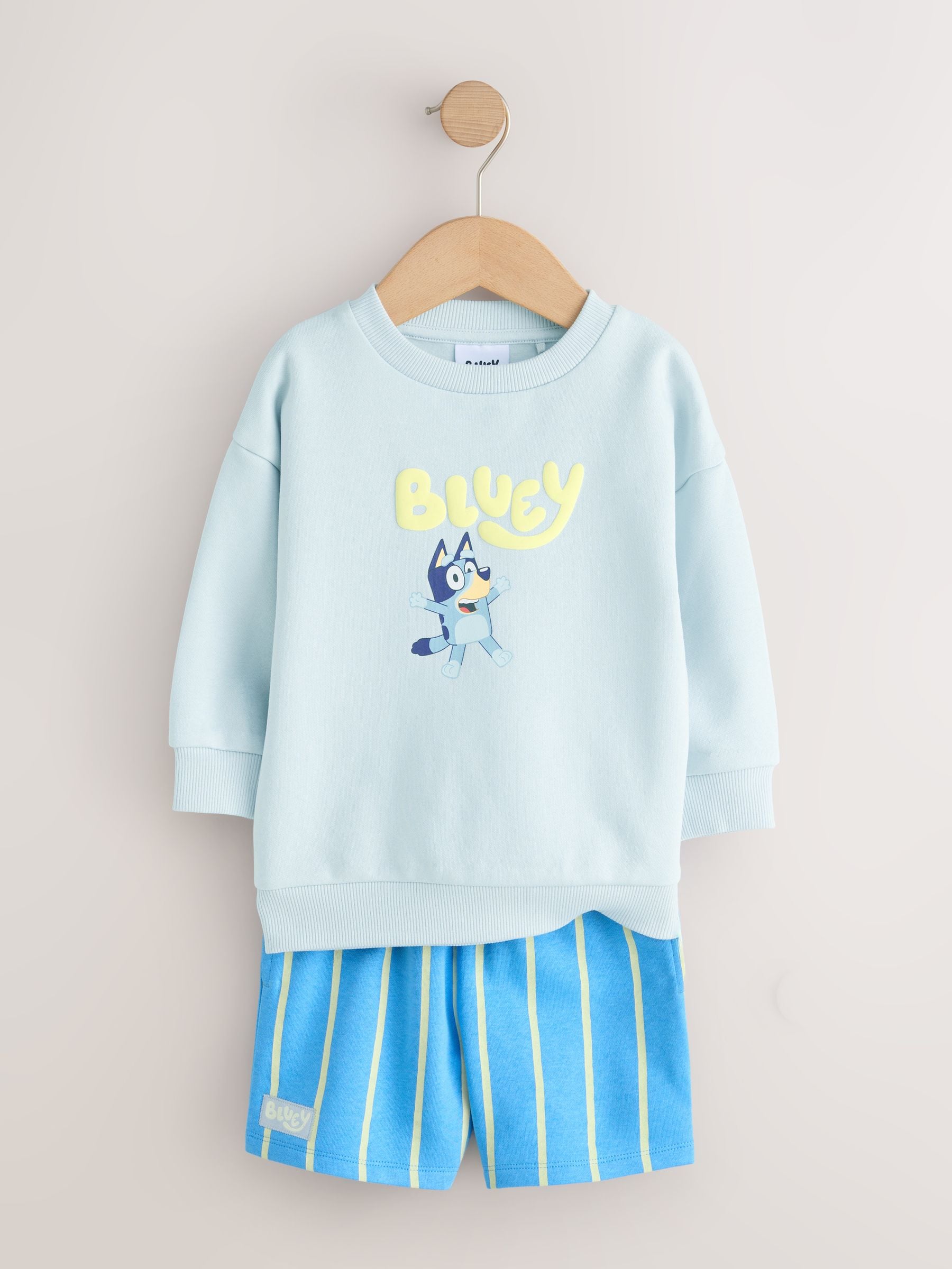 Blue Bluey Sweat Crew and Shorts Set (12mths-8yrs) image 6