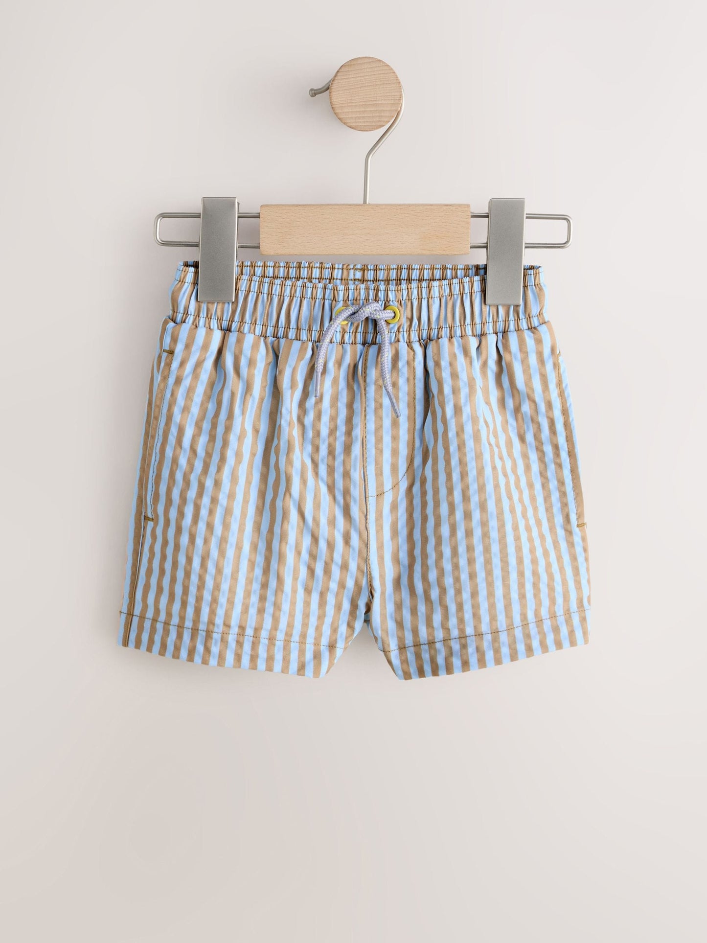 Blue/Yellow Swim Shorts 2 Pack (3mths-7yrs) image 7