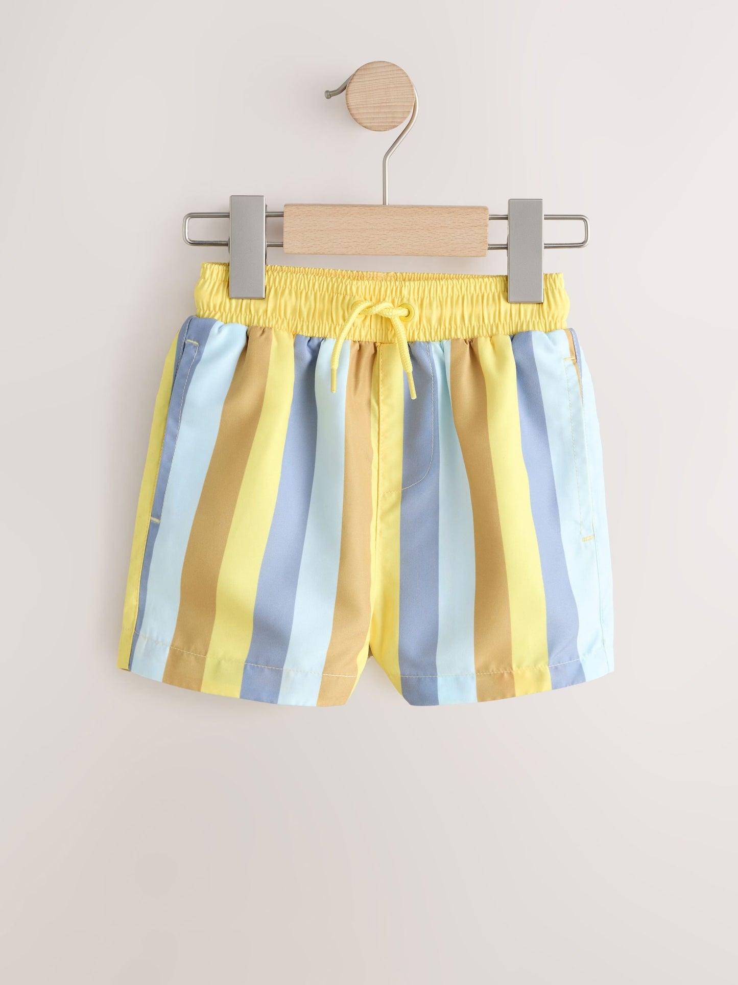 Blue/Yellow Swim Shorts 2 Pack (3mths-7yrs) image 8
