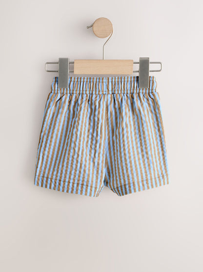 Blue/Yellow Swim Shorts 2 Pack (3mths-7yrs) image 9