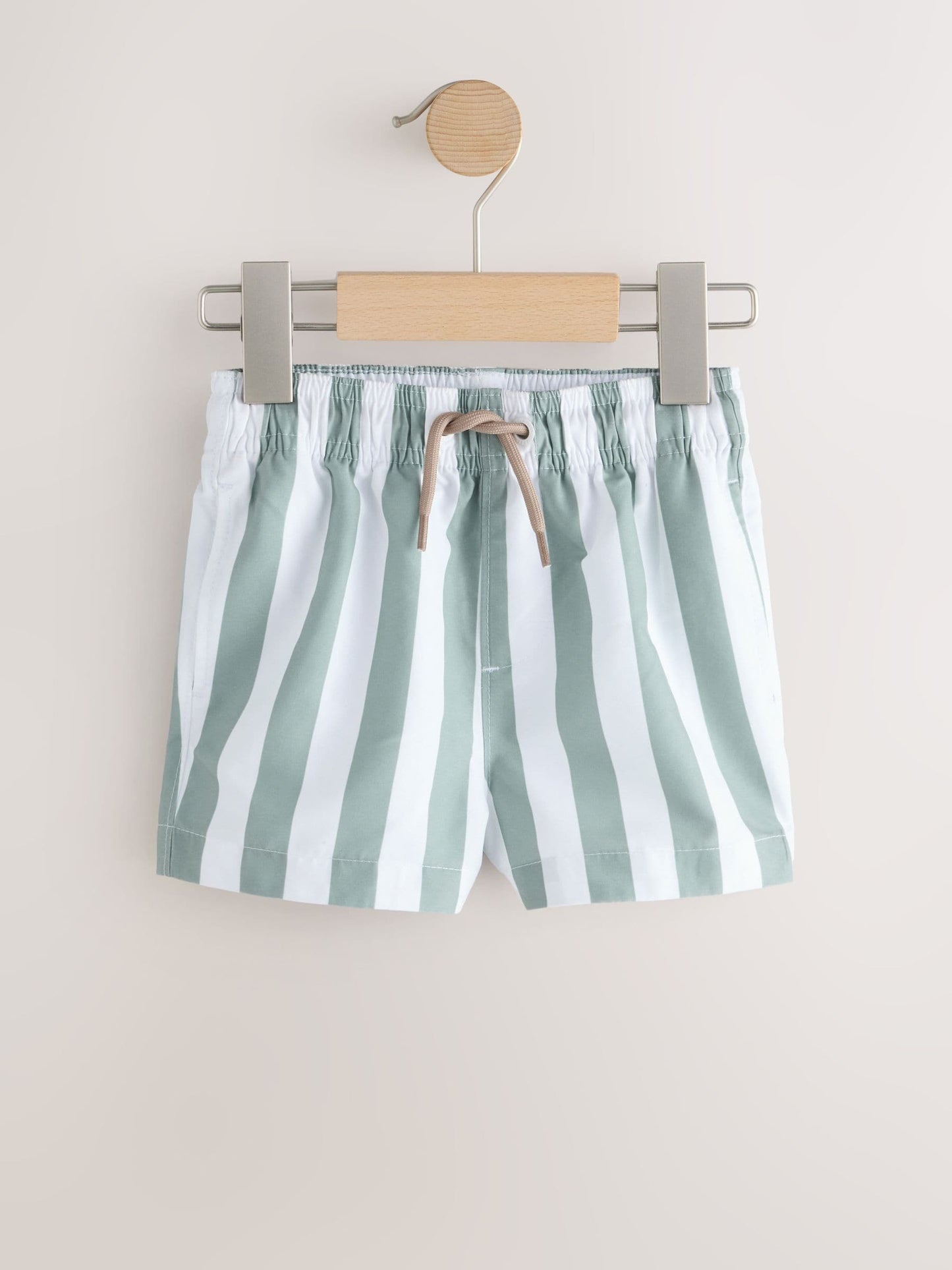 Green and White Stripe Printed Swim Shorts (3mths-7yrs) image 7