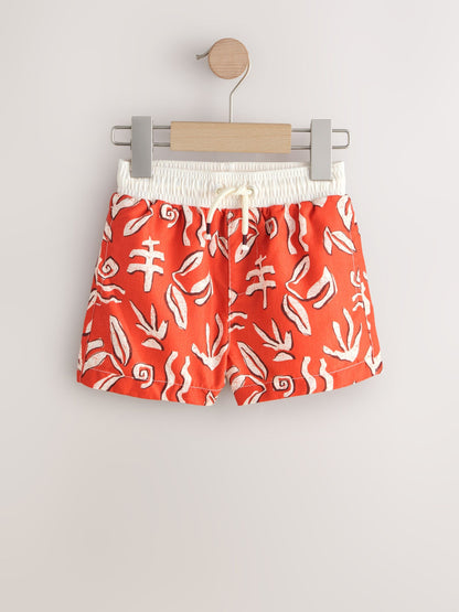 Red Printed Swim Shorts (3mths-7yrs) image 6