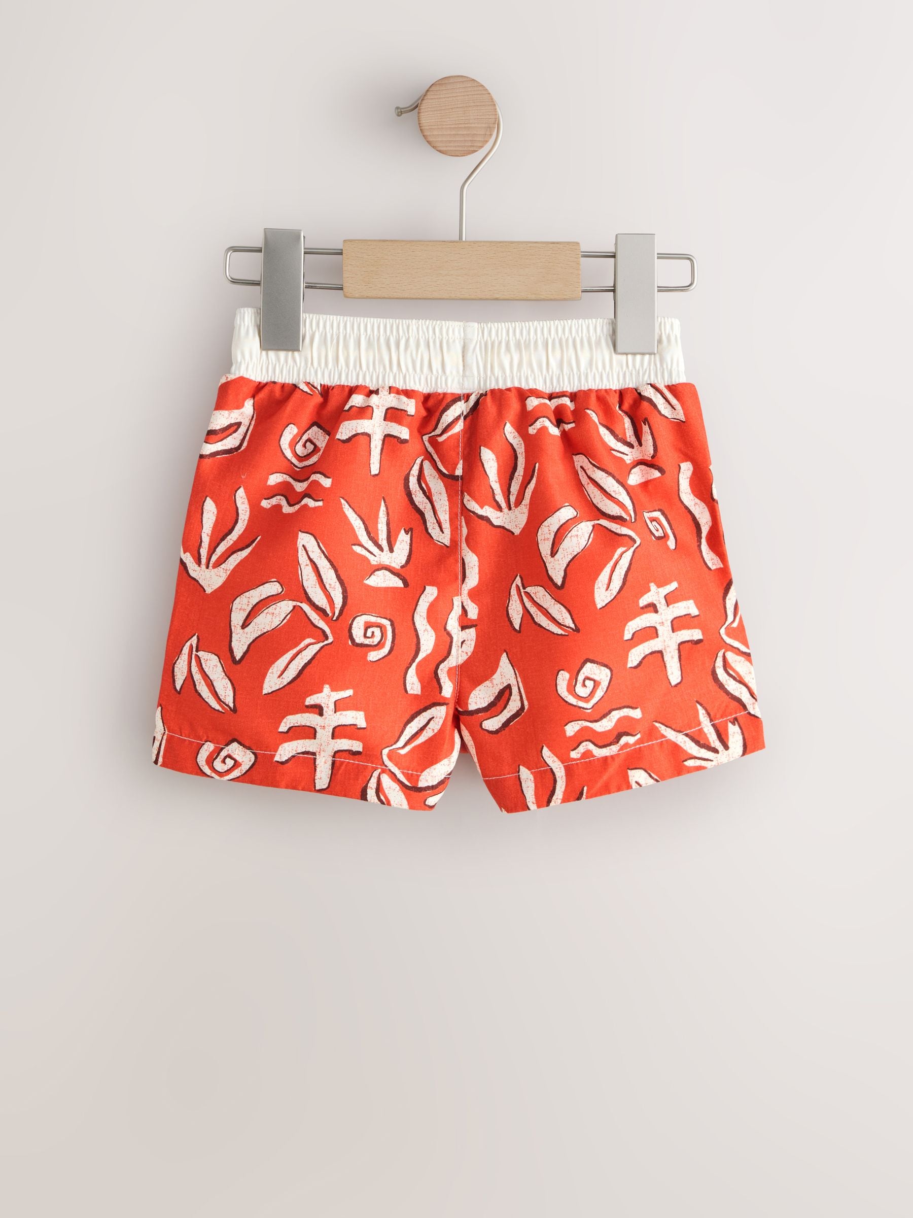 Red Printed Swim Shorts (3mths-7yrs) image 7