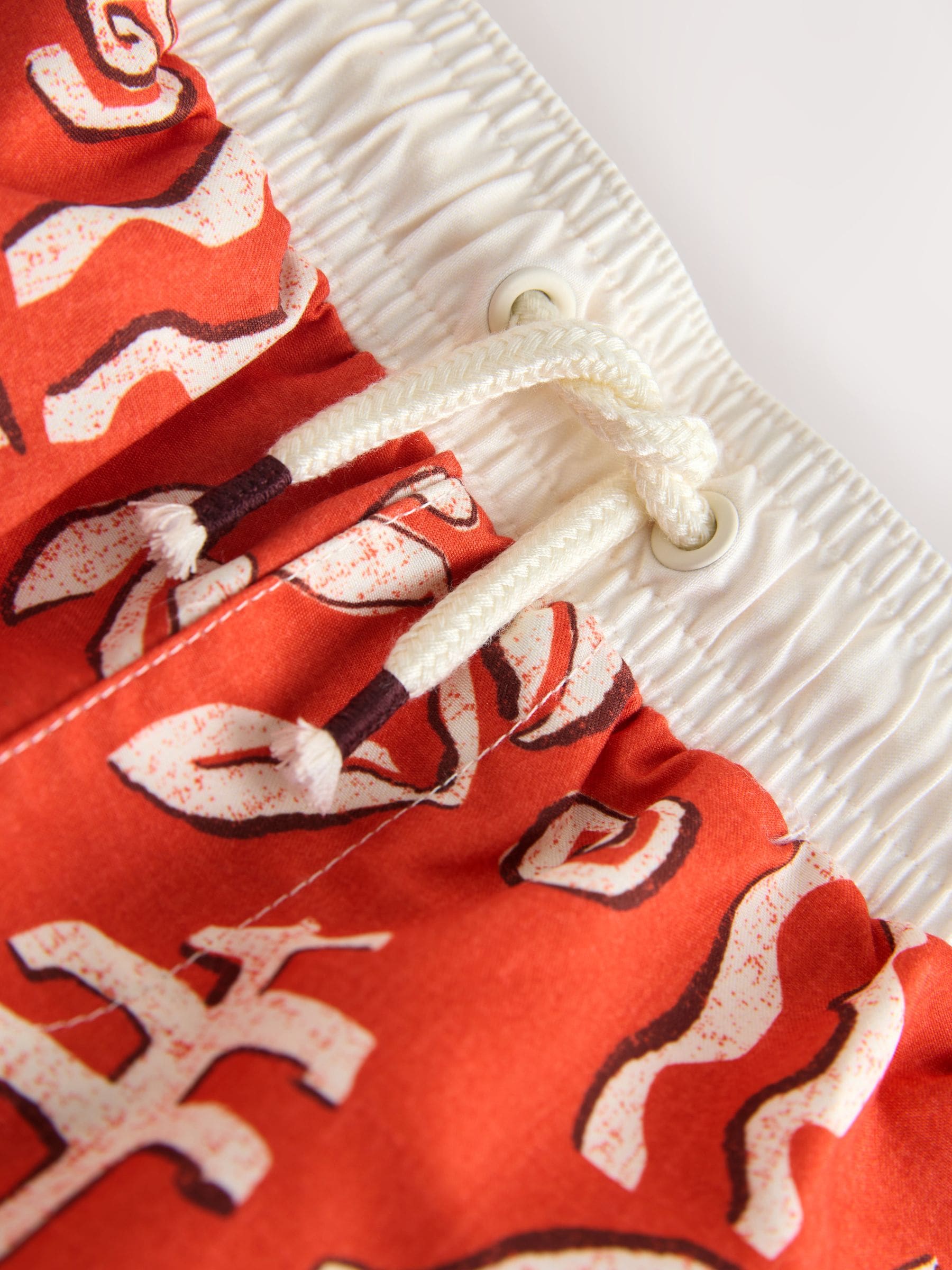 Red Printed Swim Shorts (3mths-7yrs) image 8