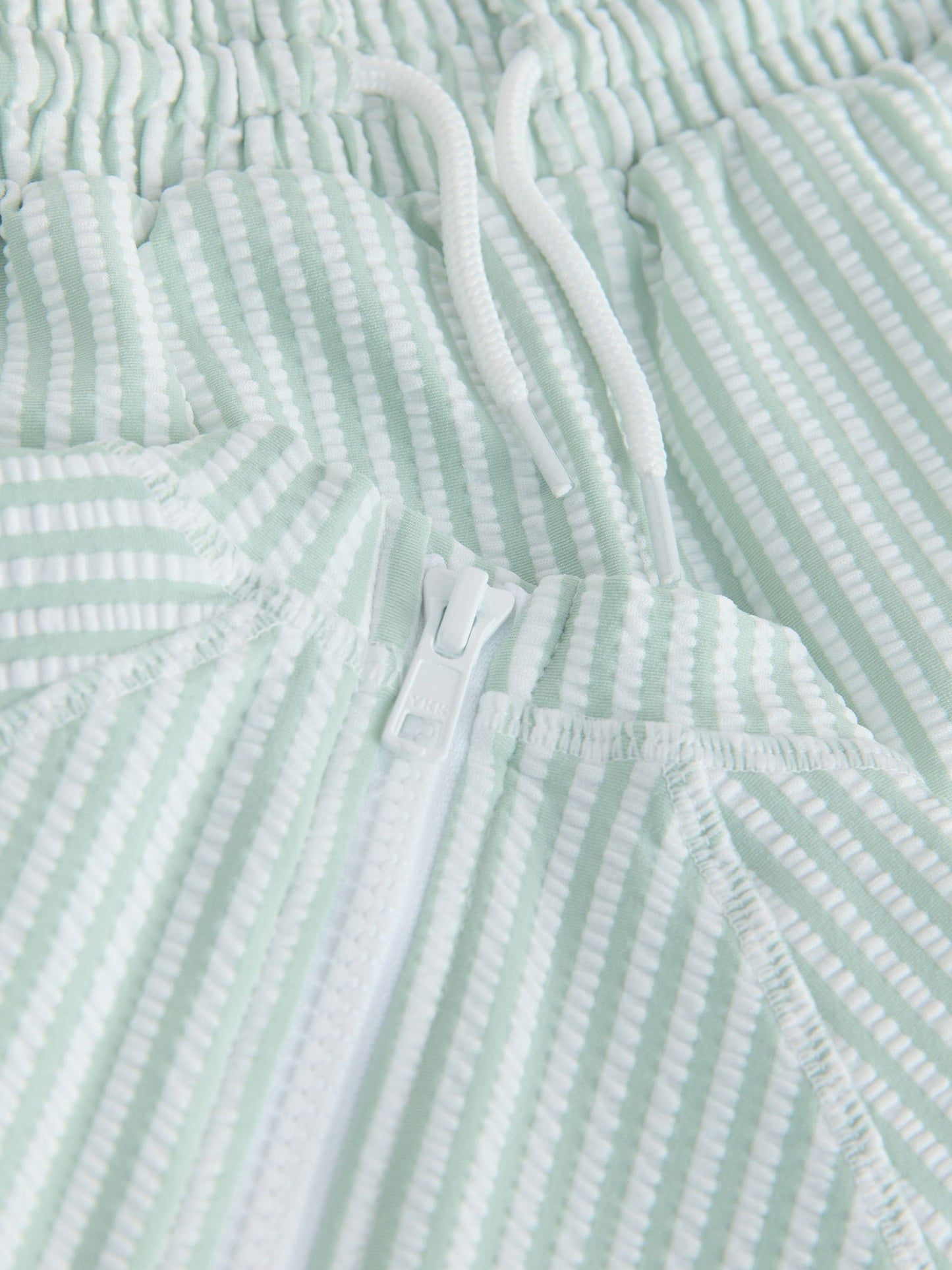 Green Textured Rash Vest and Swim Shorts Set (3mths-7yrs) image 3