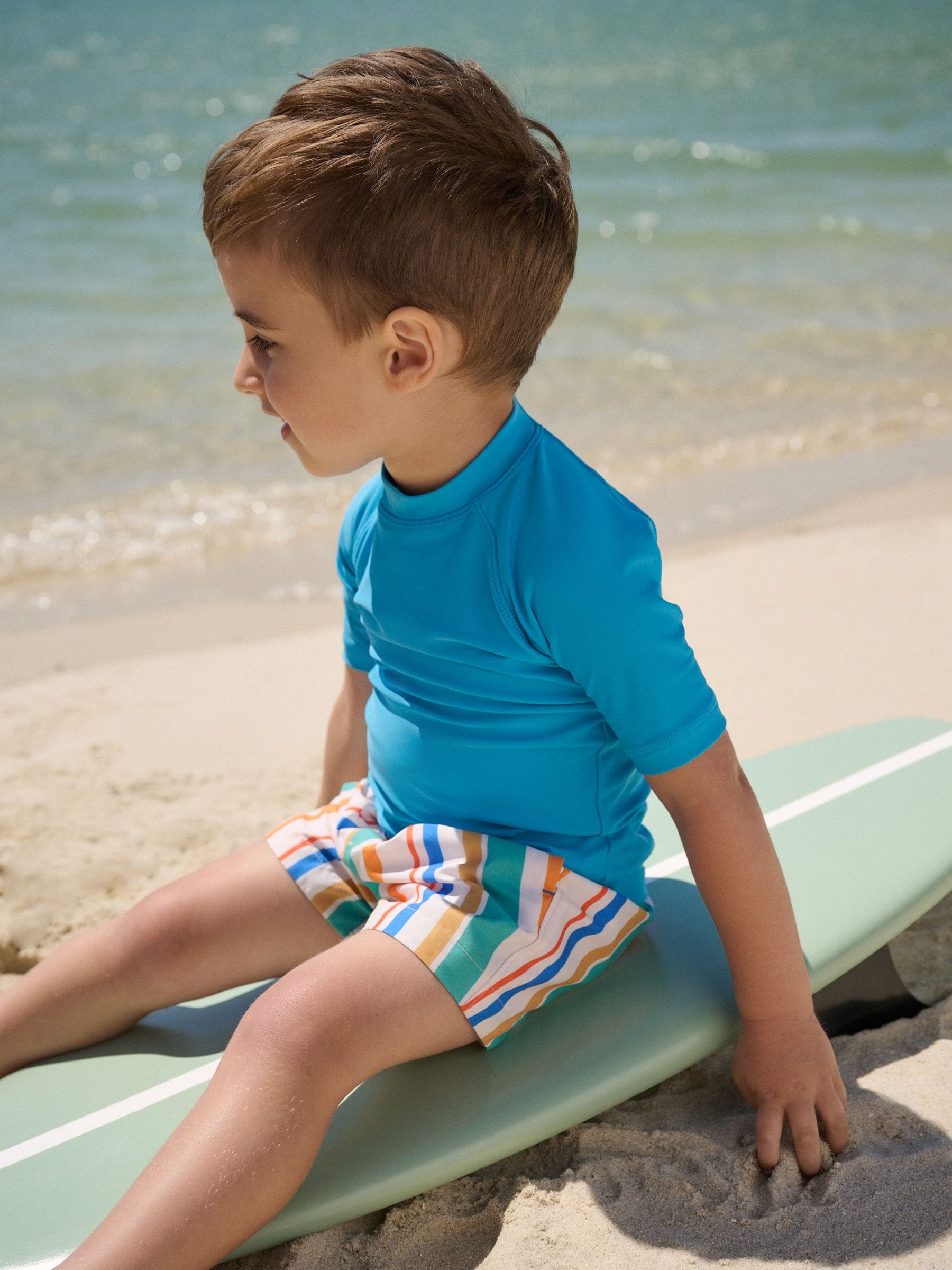 Blue Rash Vest (3mths-7yrs) (3mths-7yrs) image 2