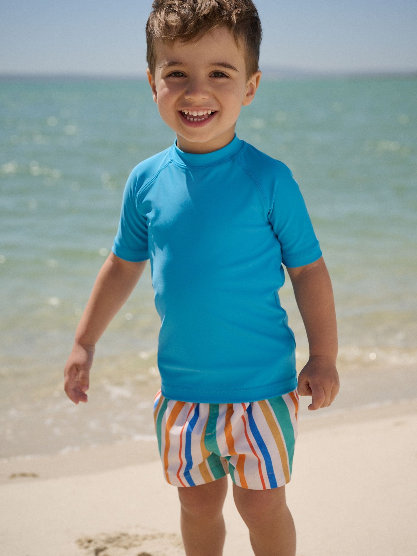 Blue Rash Vest (3mths-7yrs) (3mths-7yrs) image 1