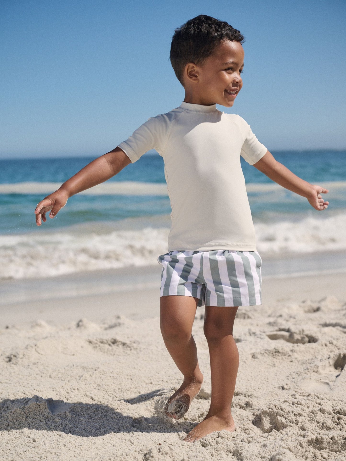 Ecru White Rash Vest (3mths-7yrs) (3mths-7yrs) image 2