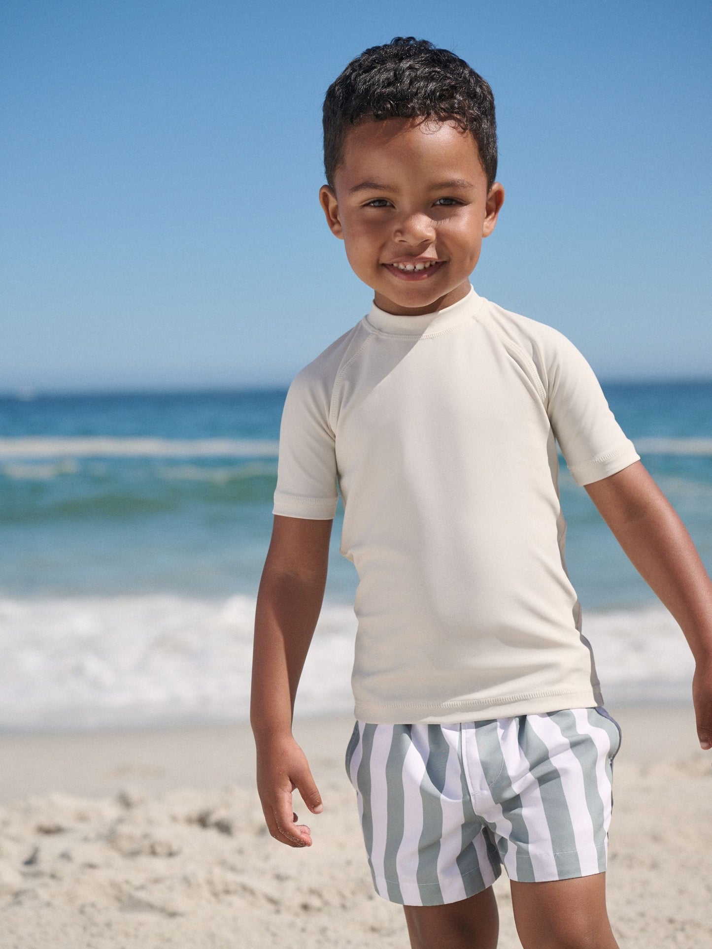 Ecru White Rash Vest (3mths-7yrs) (3mths-7yrs) image 1