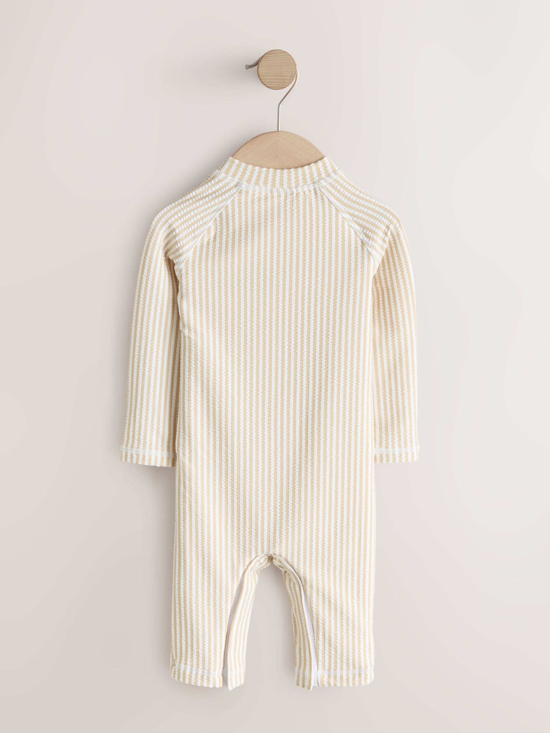 Neutral Striped Sunsafe Swimsuit and Hat Set (3mths-7yrs) image 7